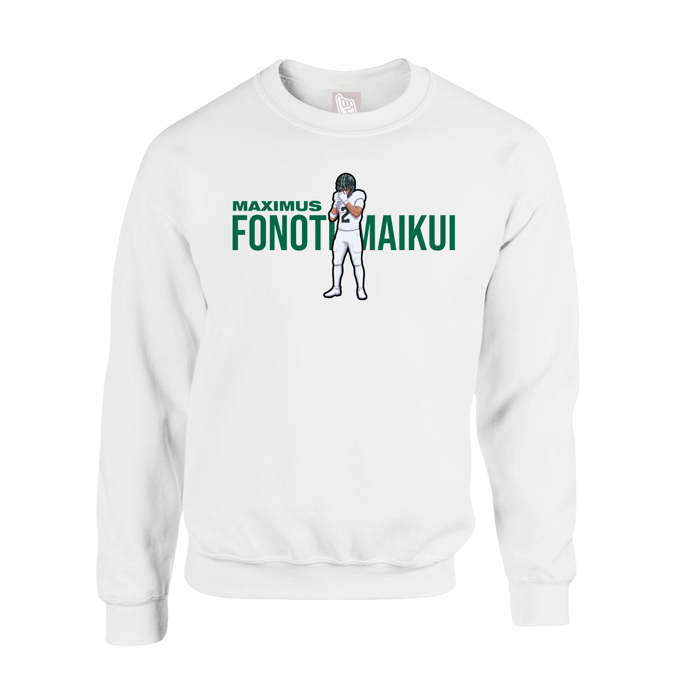 Fleece Crew — Player Name in White