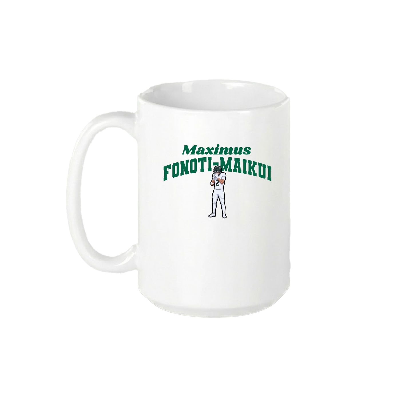 15oz Coffee Mug — Signature Arch in White