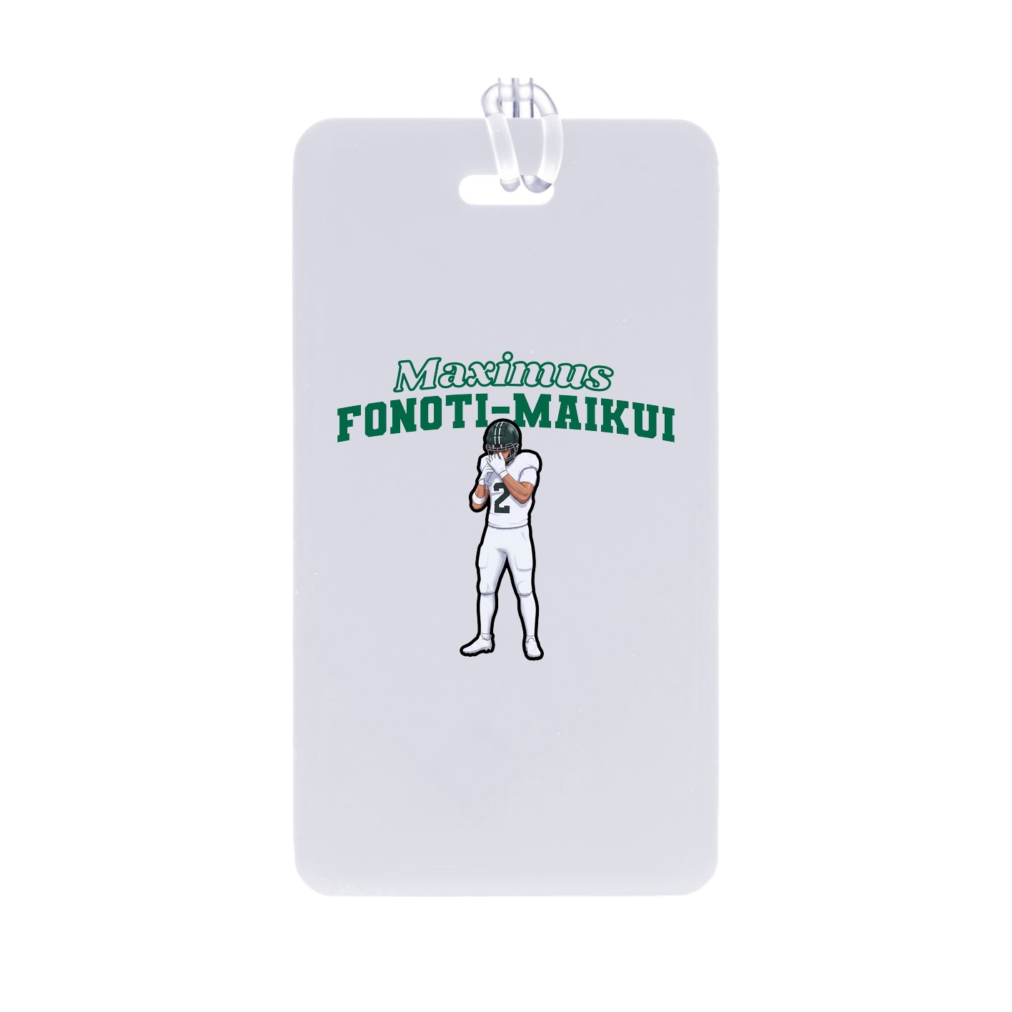 Bag Tag — Name Arch in Classic