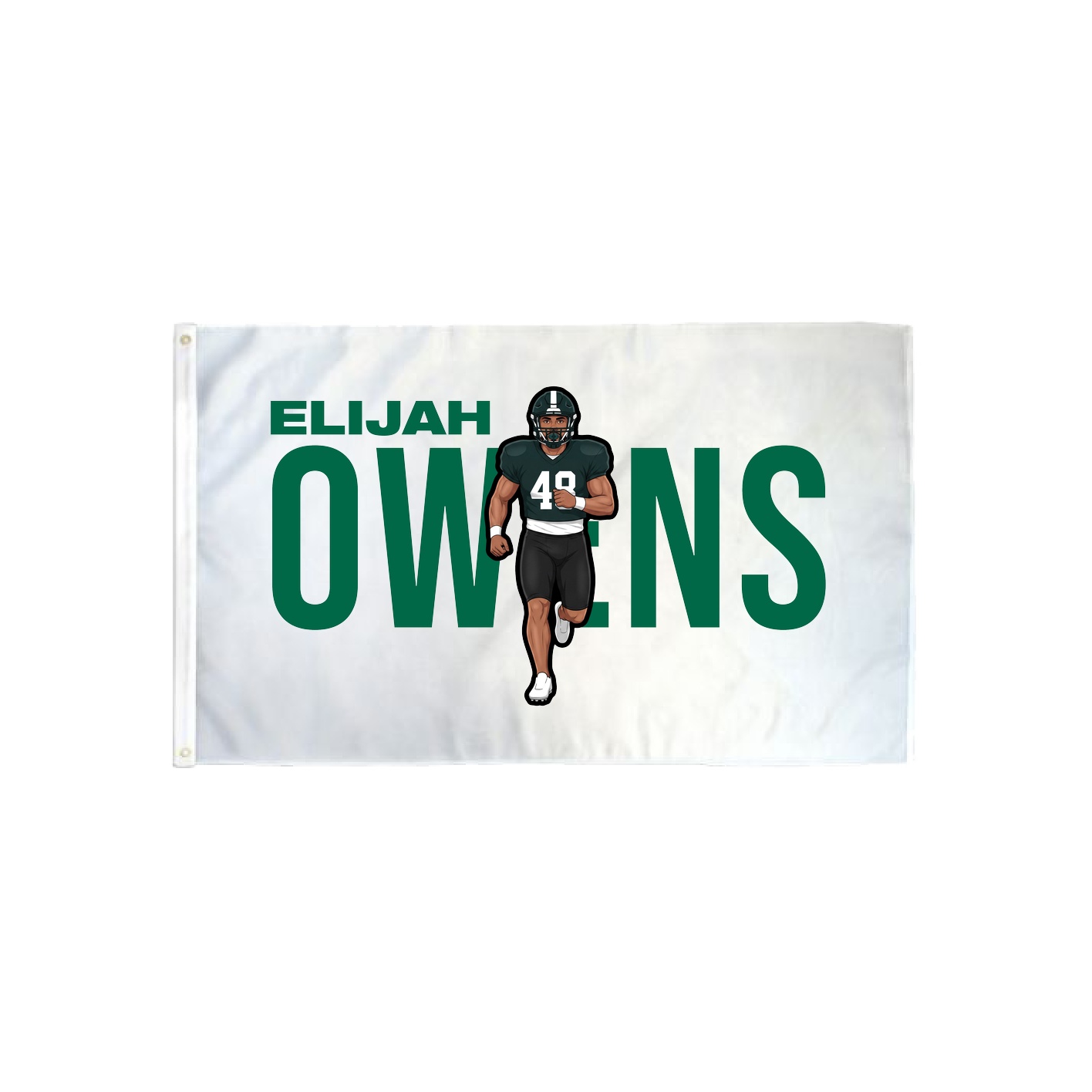 3x5 Flag — Player Name in Classic