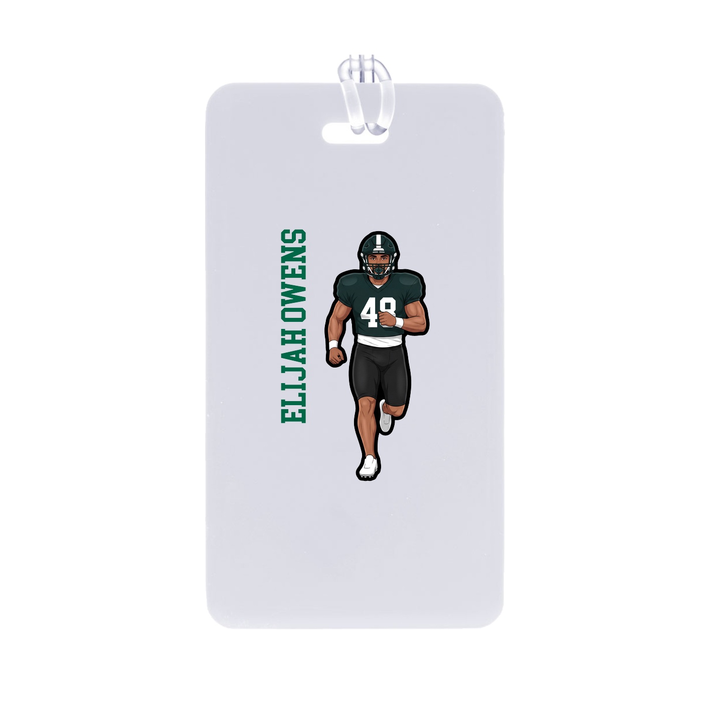 Bag Tag — Name Vertical in Classic