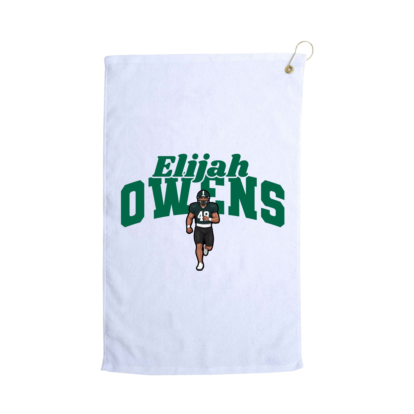 Golf Towel — Signature Arch in White