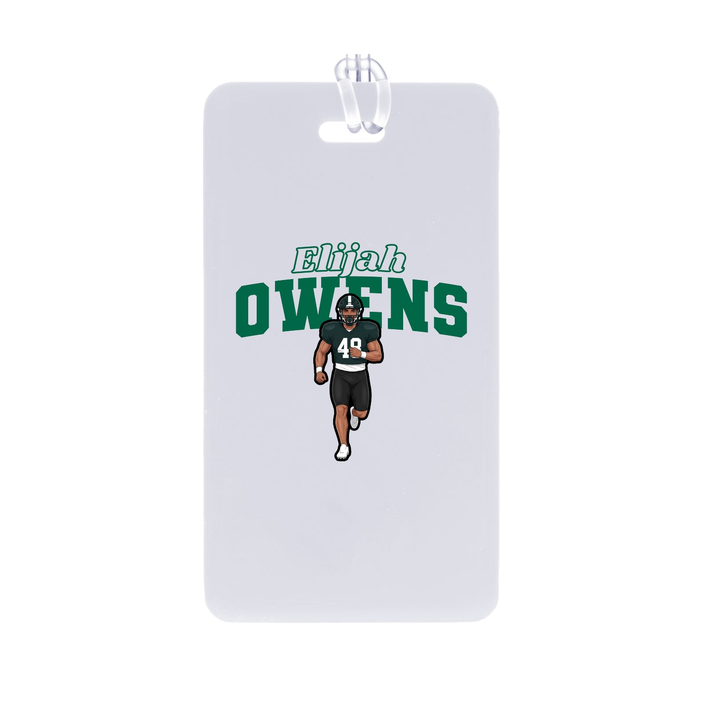Bag Tag — Name Arch in Classic