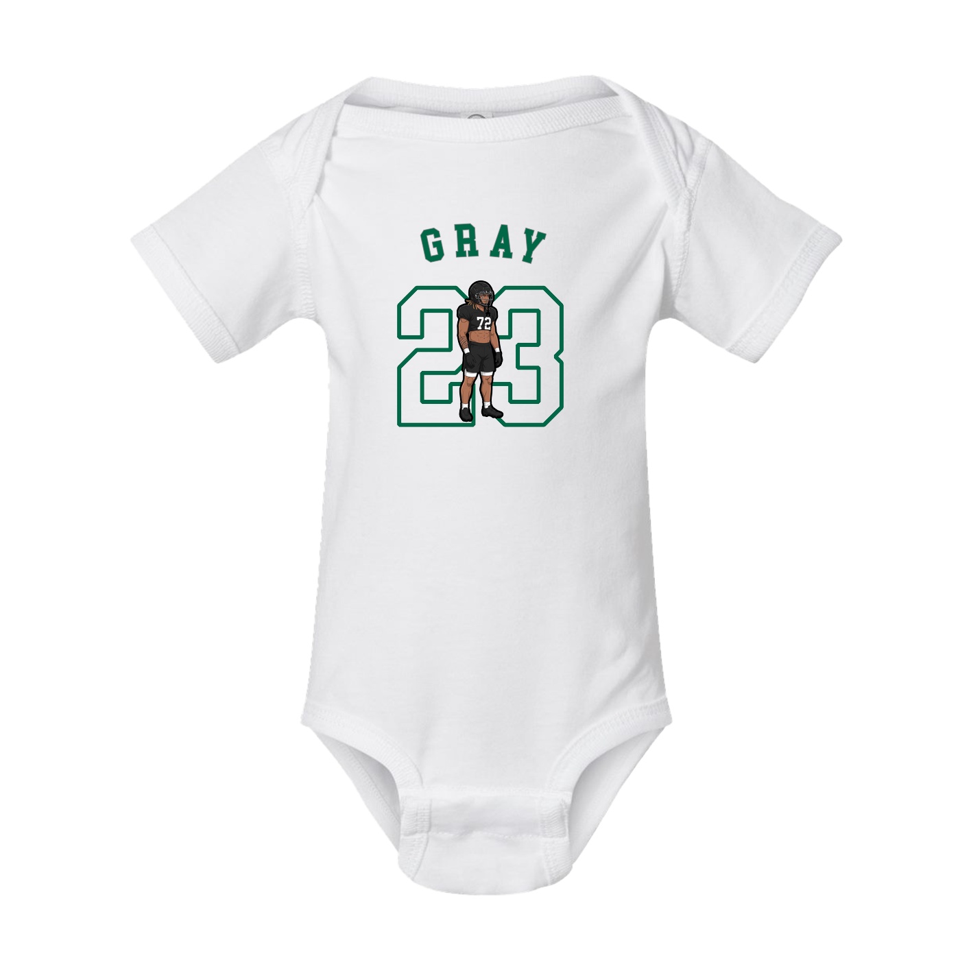 Baby Onesie — Shirsey Arch in White