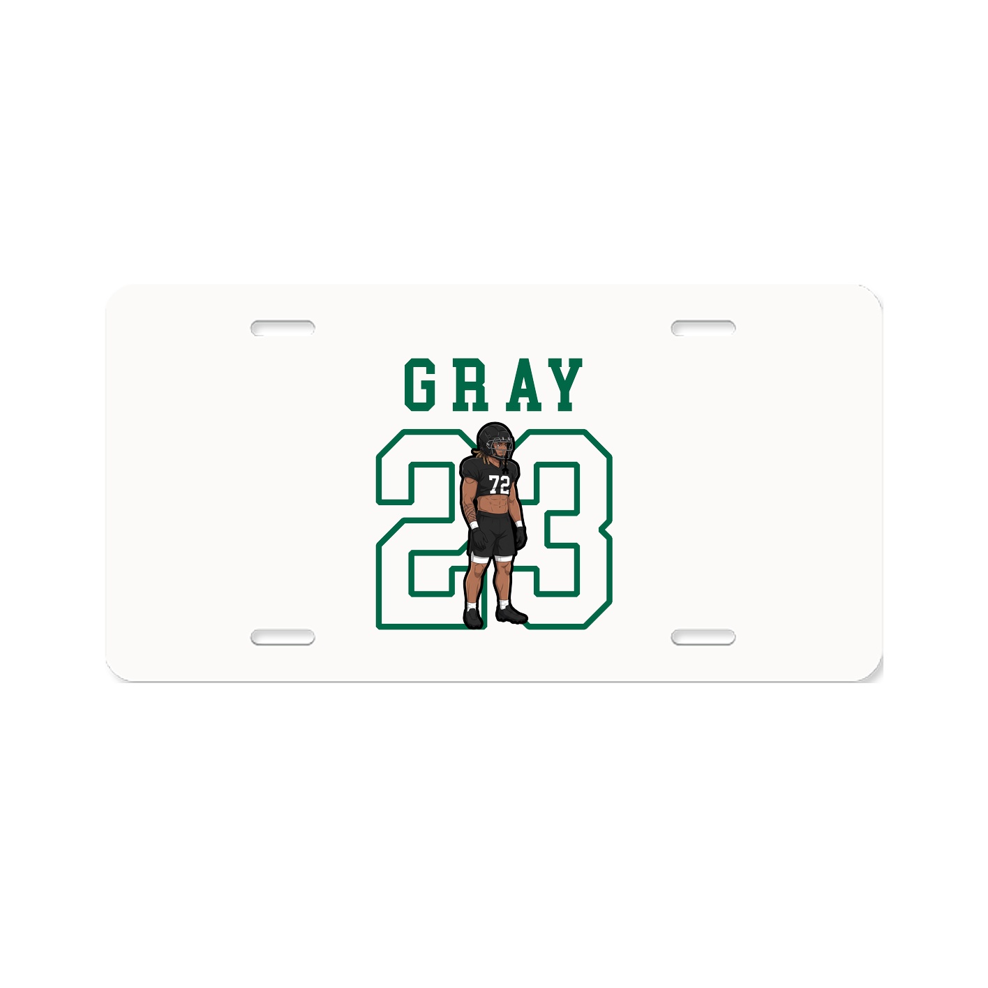 License Plate — Shirsey in Classic
