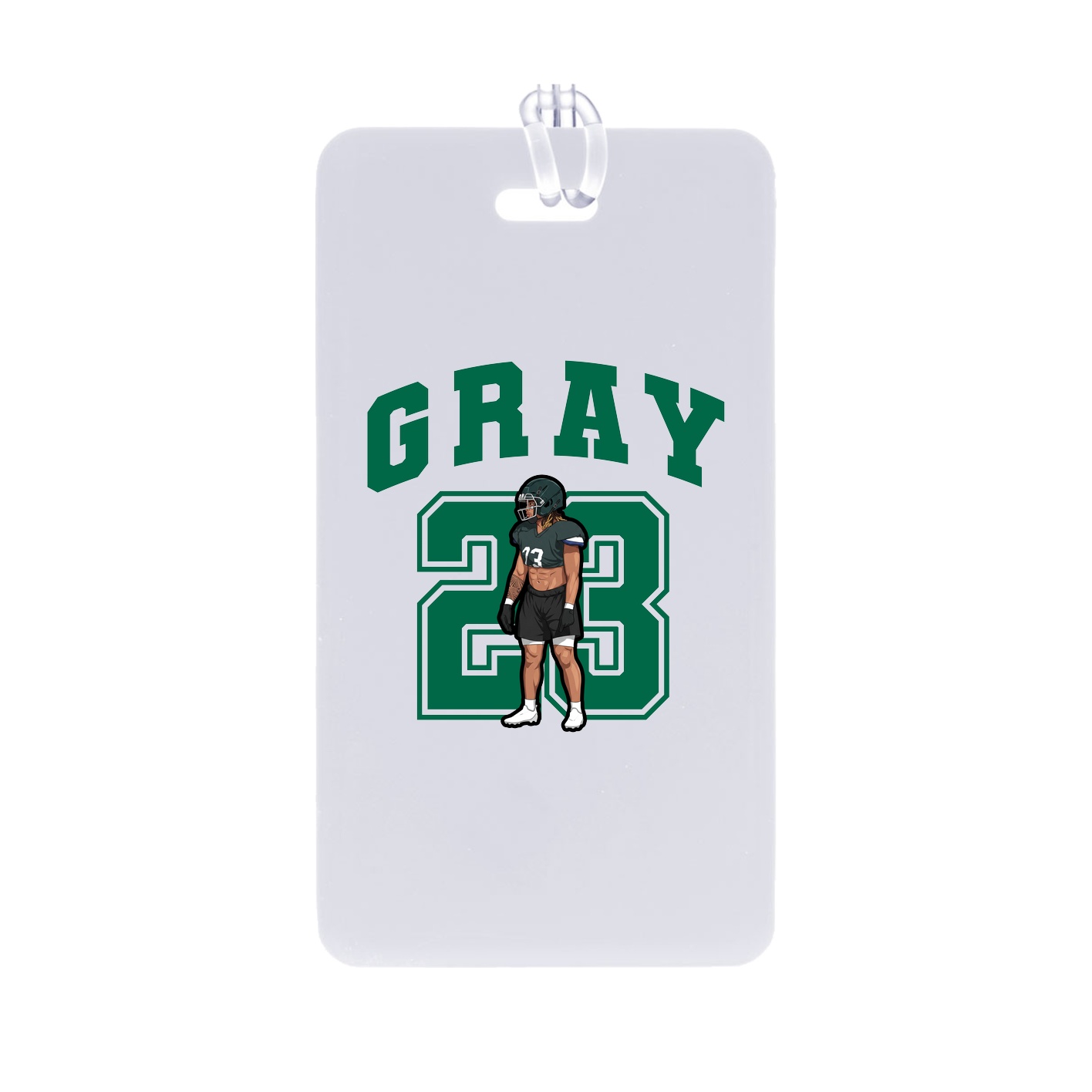 Bag Tag — Number in Classic