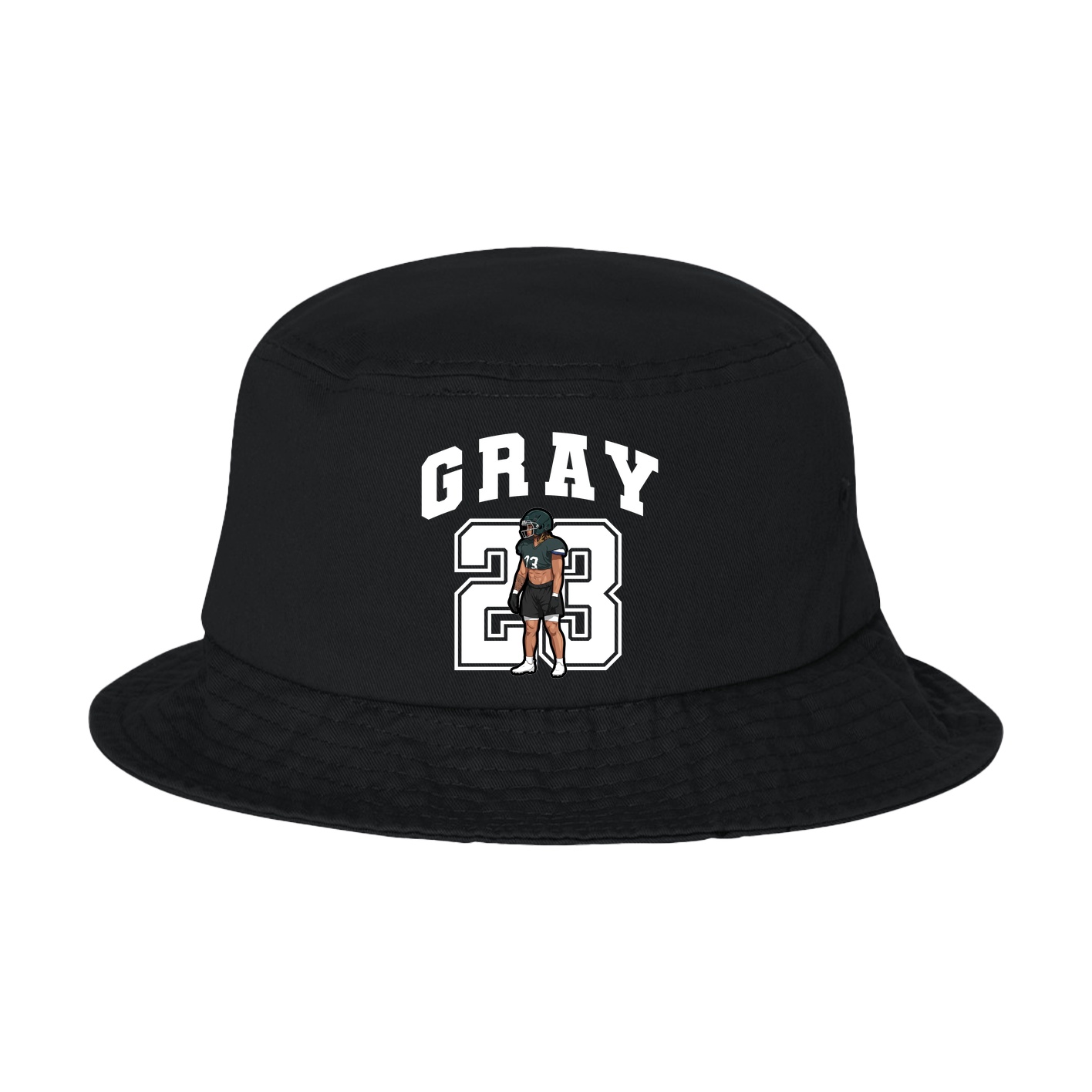Bucket Cap — Number in Black