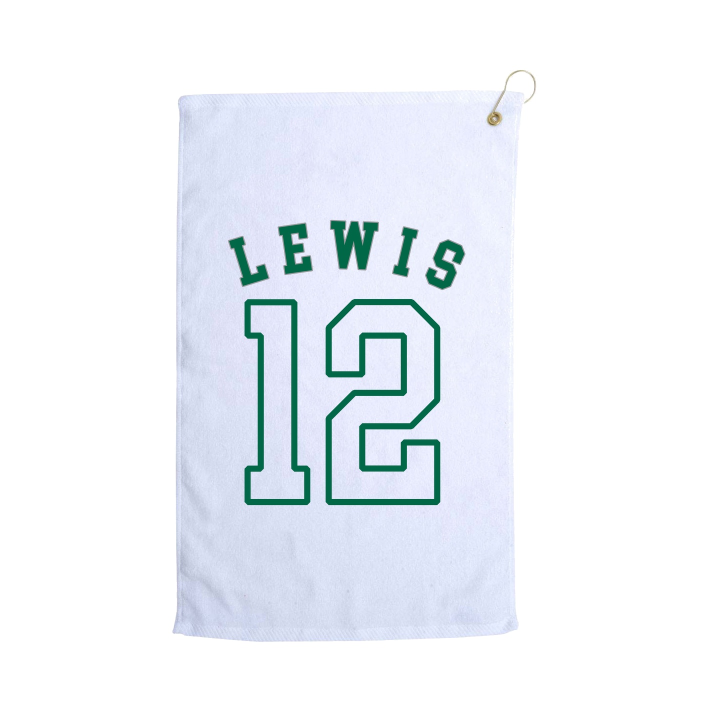 Golf Towel — Shirsey Arch in White