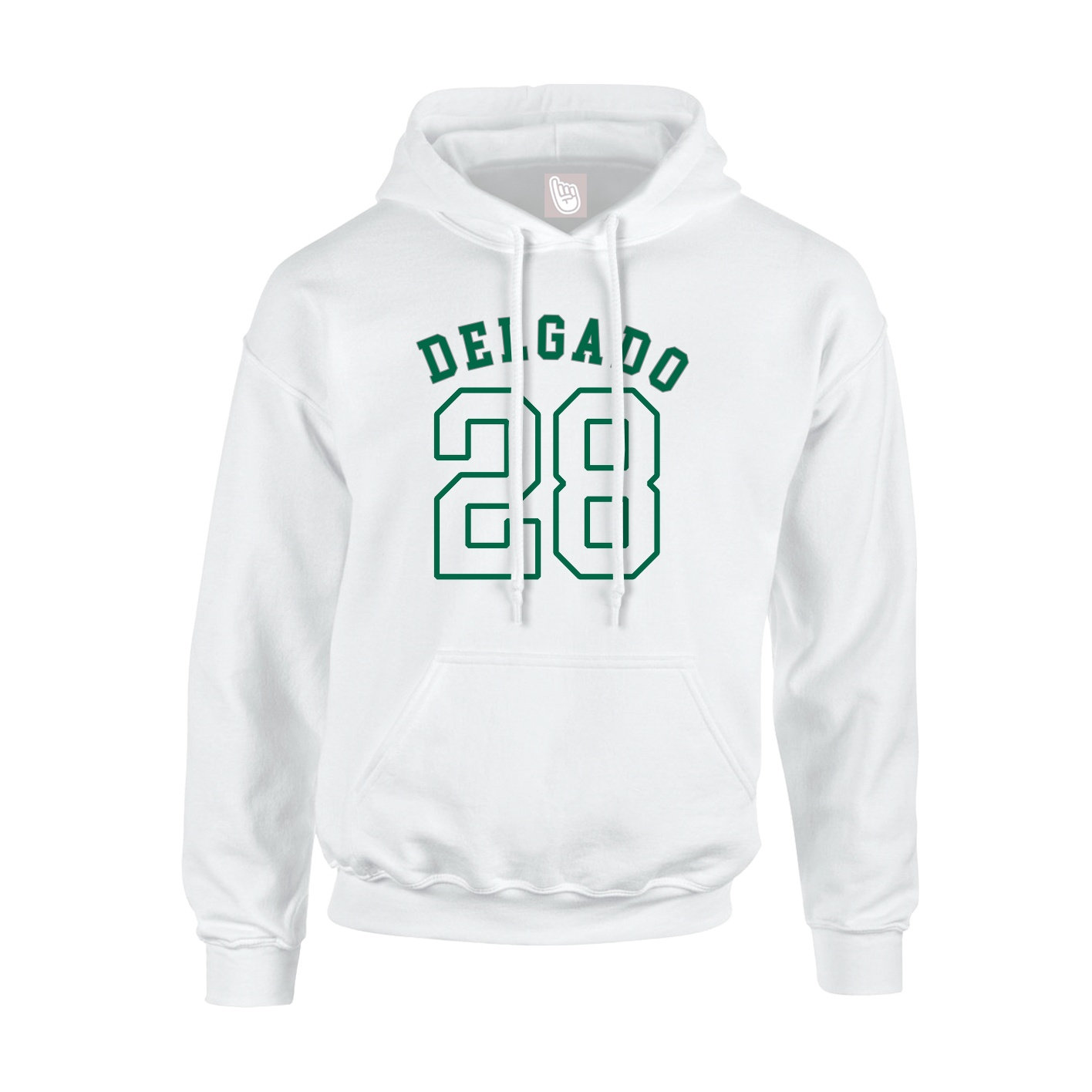 Youth Hoodie — Shirsey Arch in White