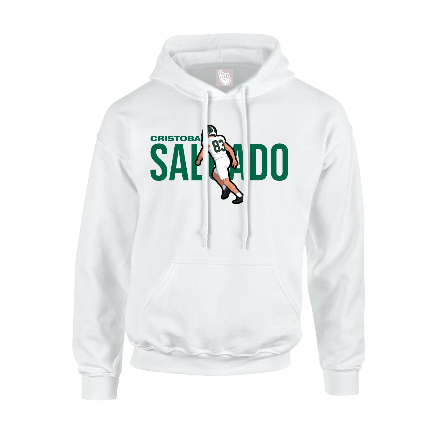 Hoodie — Player Name in White