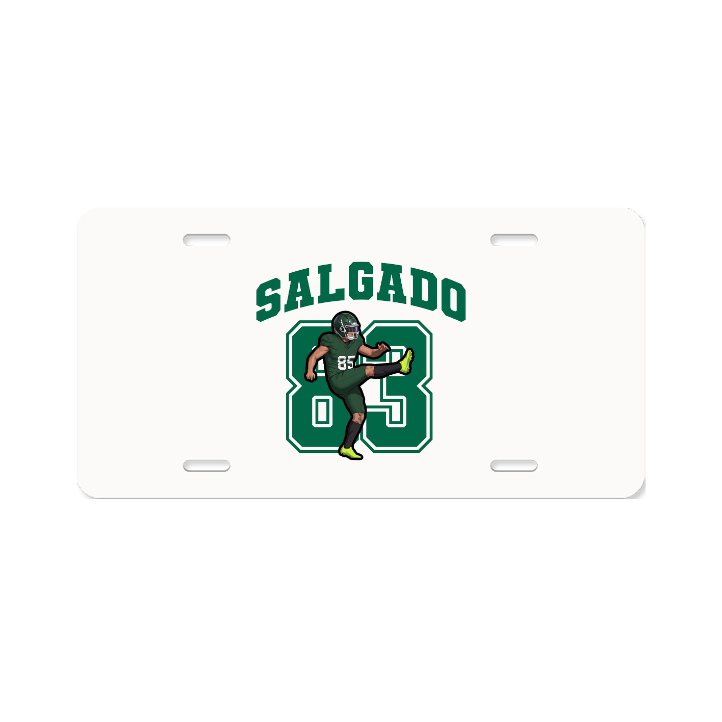 License Plate — Number in Classic