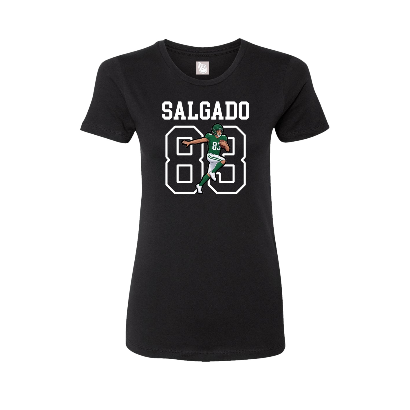 Fitted Women's Tee — Shirsey in Black