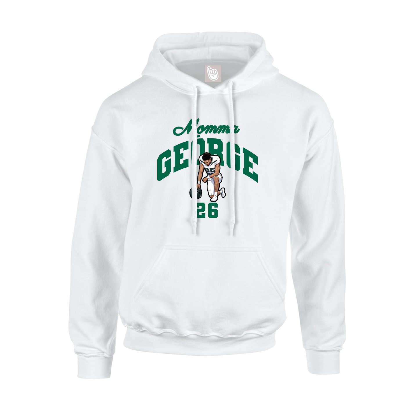 Youth Hoodie — Mothers Day Arch in White