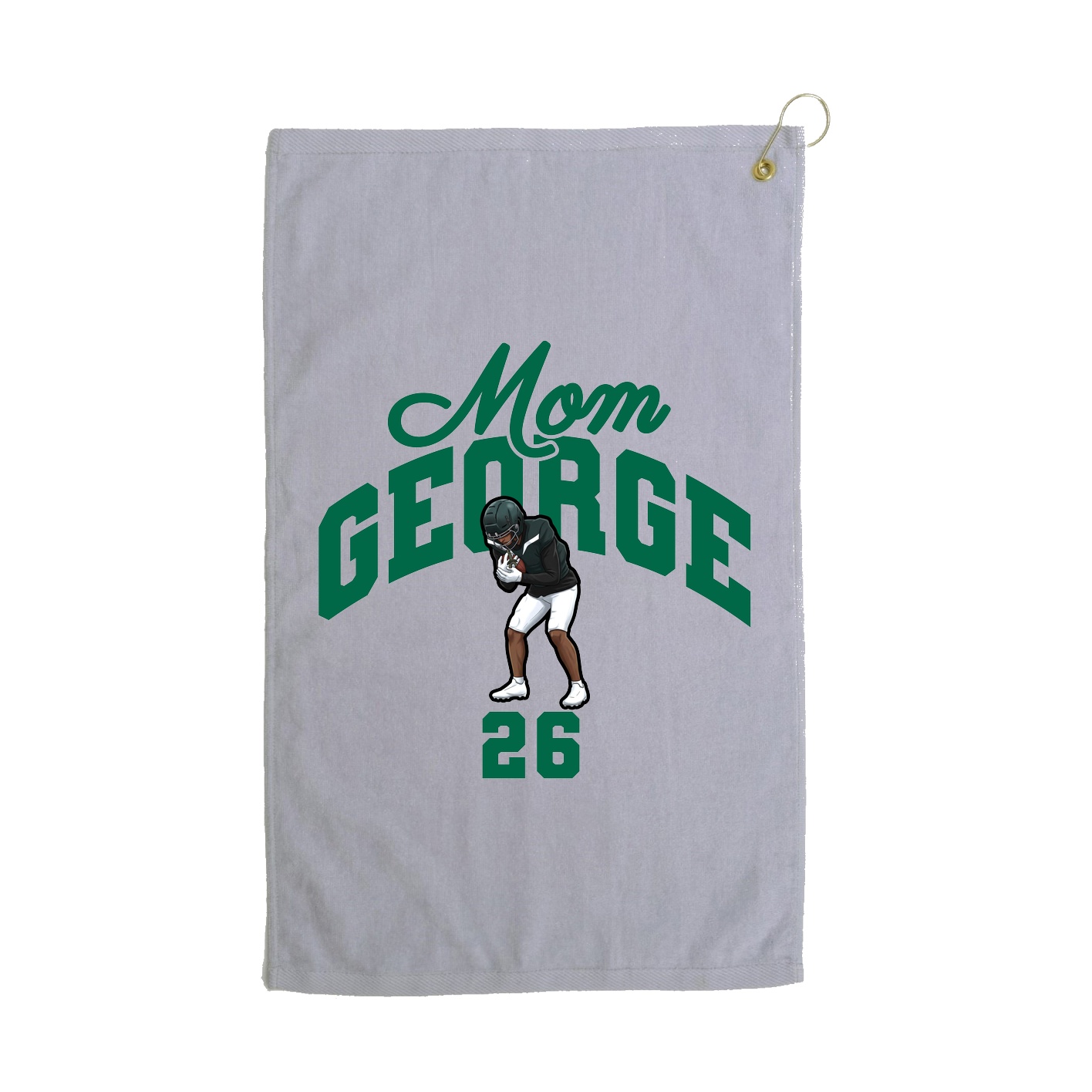 Golf Towel — Mothers Day Arch in Grey
