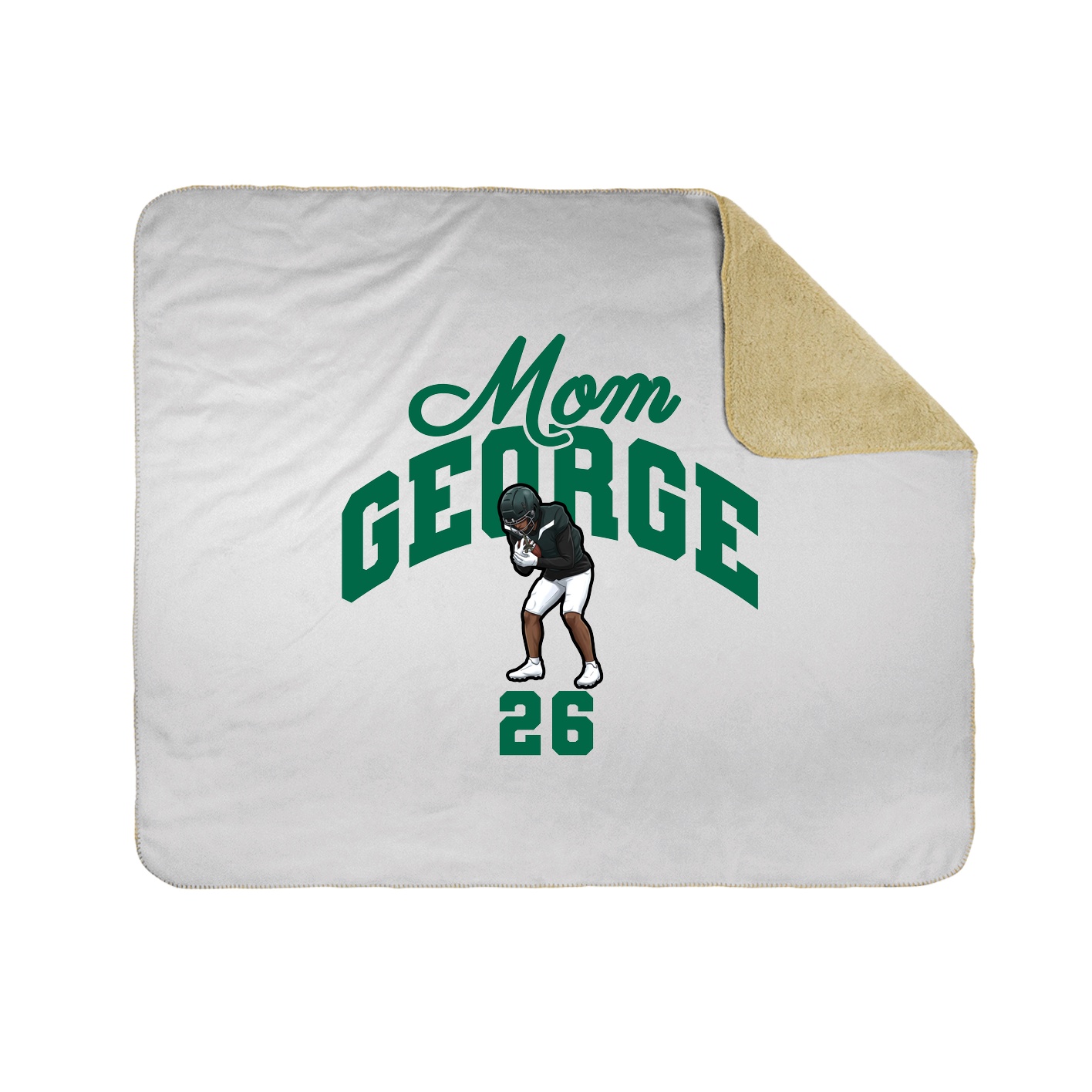Throw Blanket — Mothers Day Arch in White