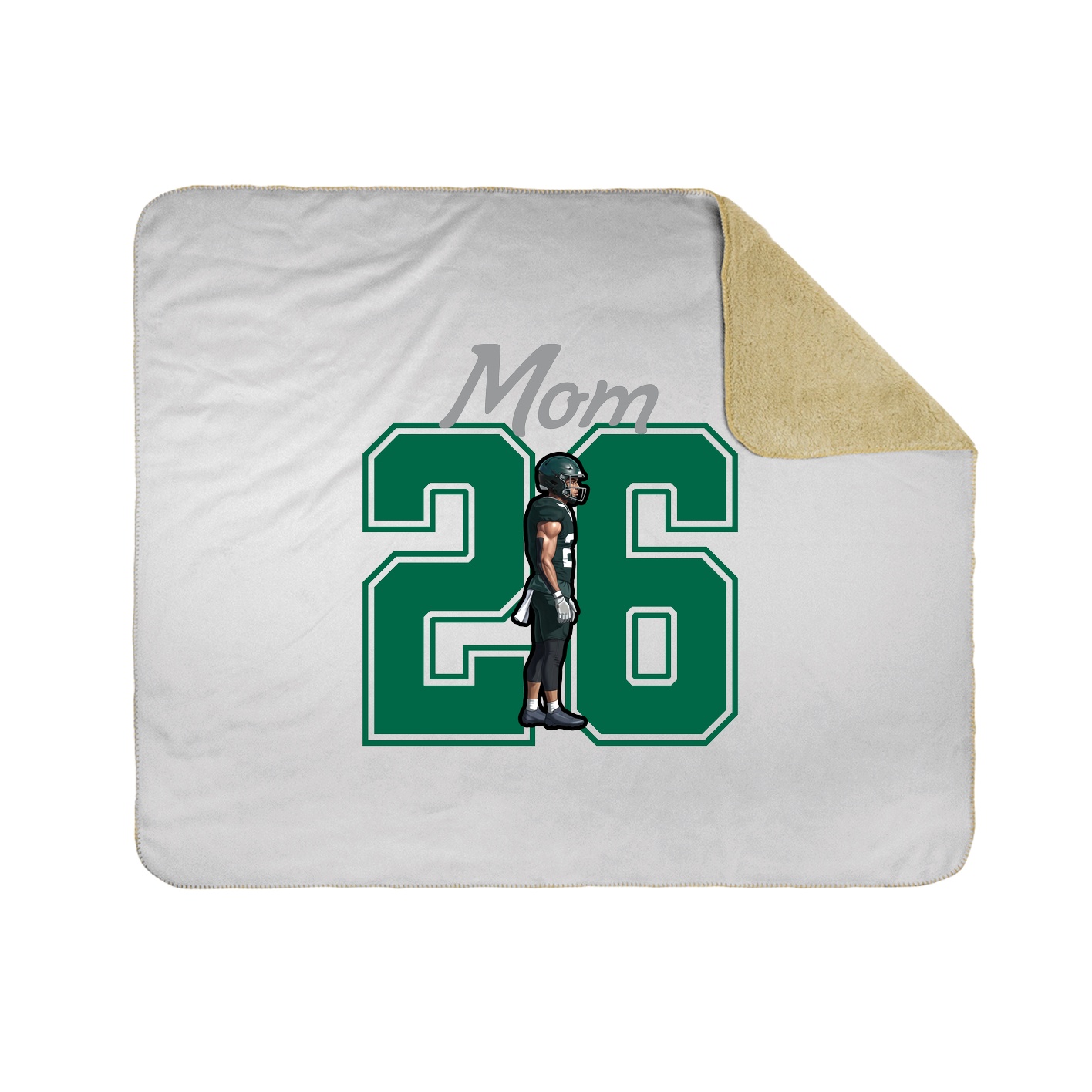 Throw Blanket — Mothers Day Shirsey in White
