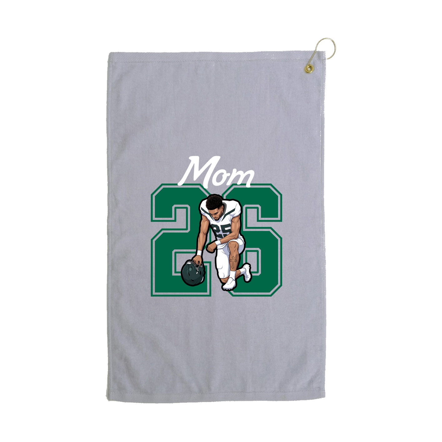 Golf Towel — Mothers Day Shirsey in Grey