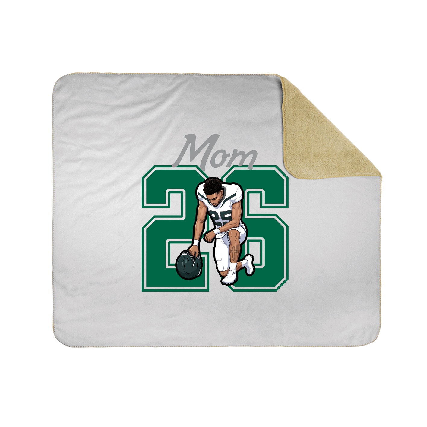 Throw Blanket — Mothers Day Shirsey in White