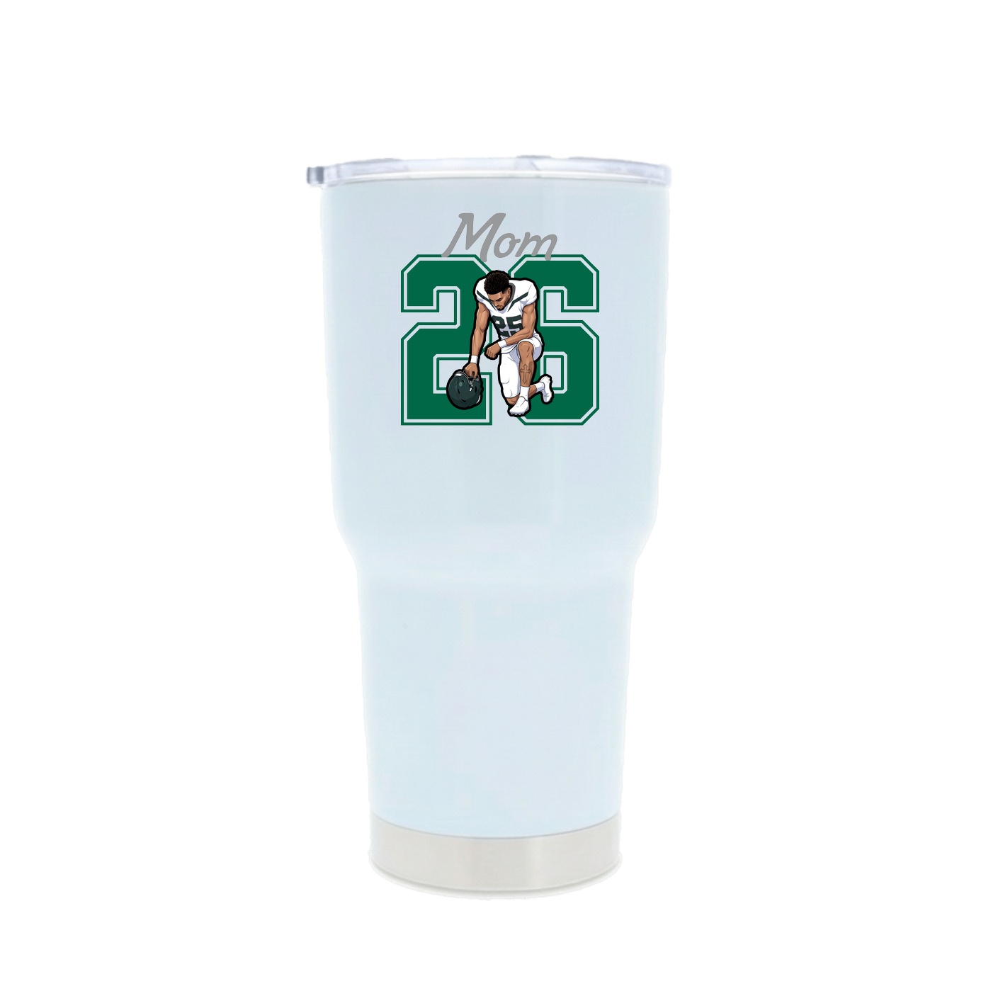 30oz Stainless Steel Tumbler — Mothers Day Shirsey in White