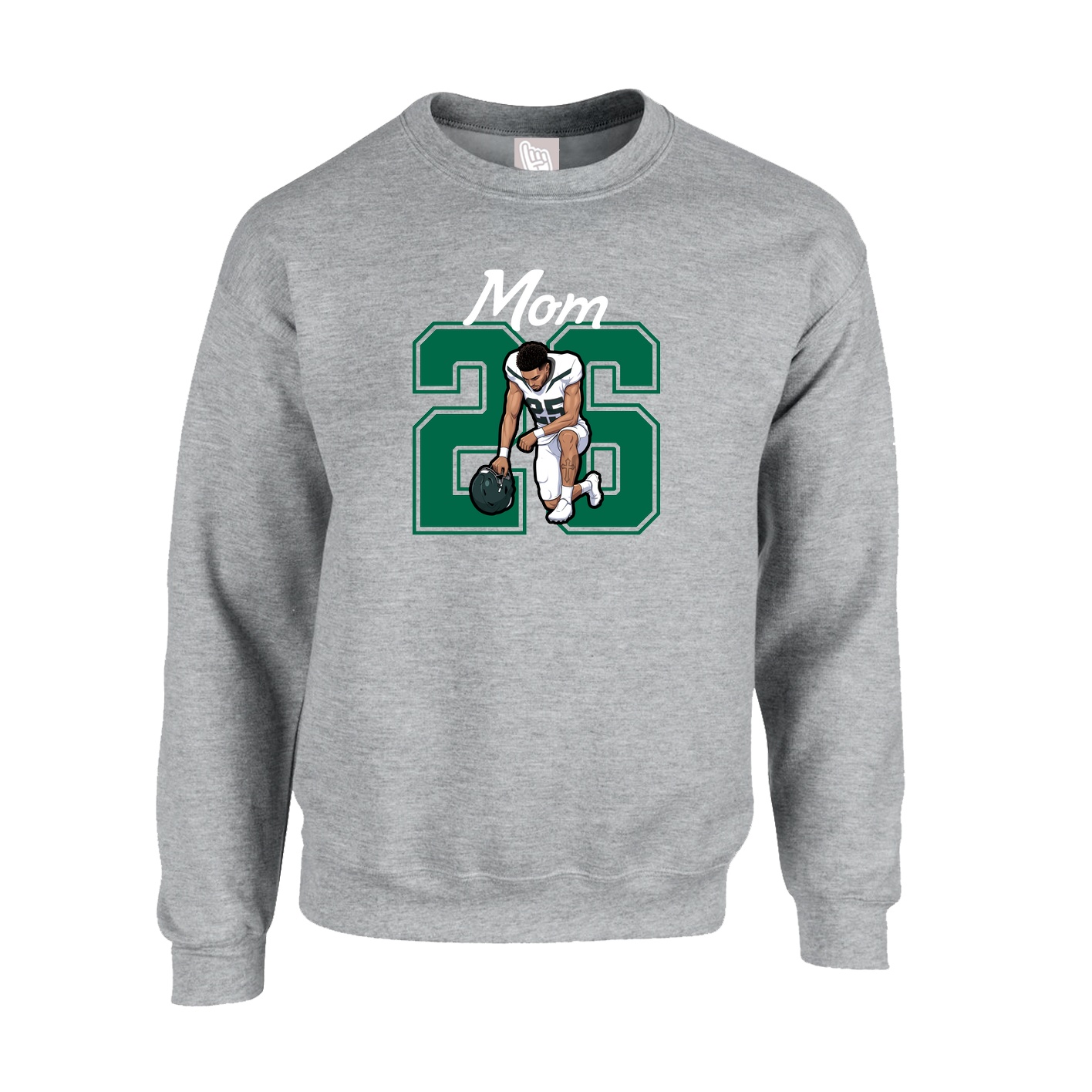 Fleece Crew — Mothers Day Shirsey in Grey