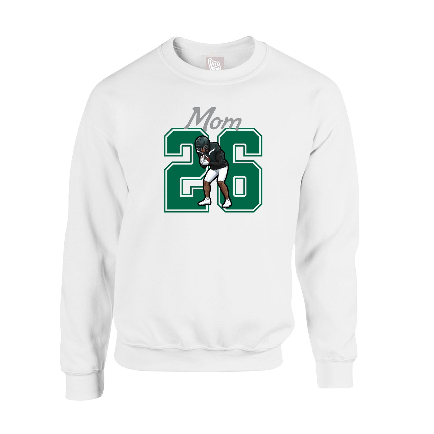 Fleece Crew — Mothers Day Shirsey in White