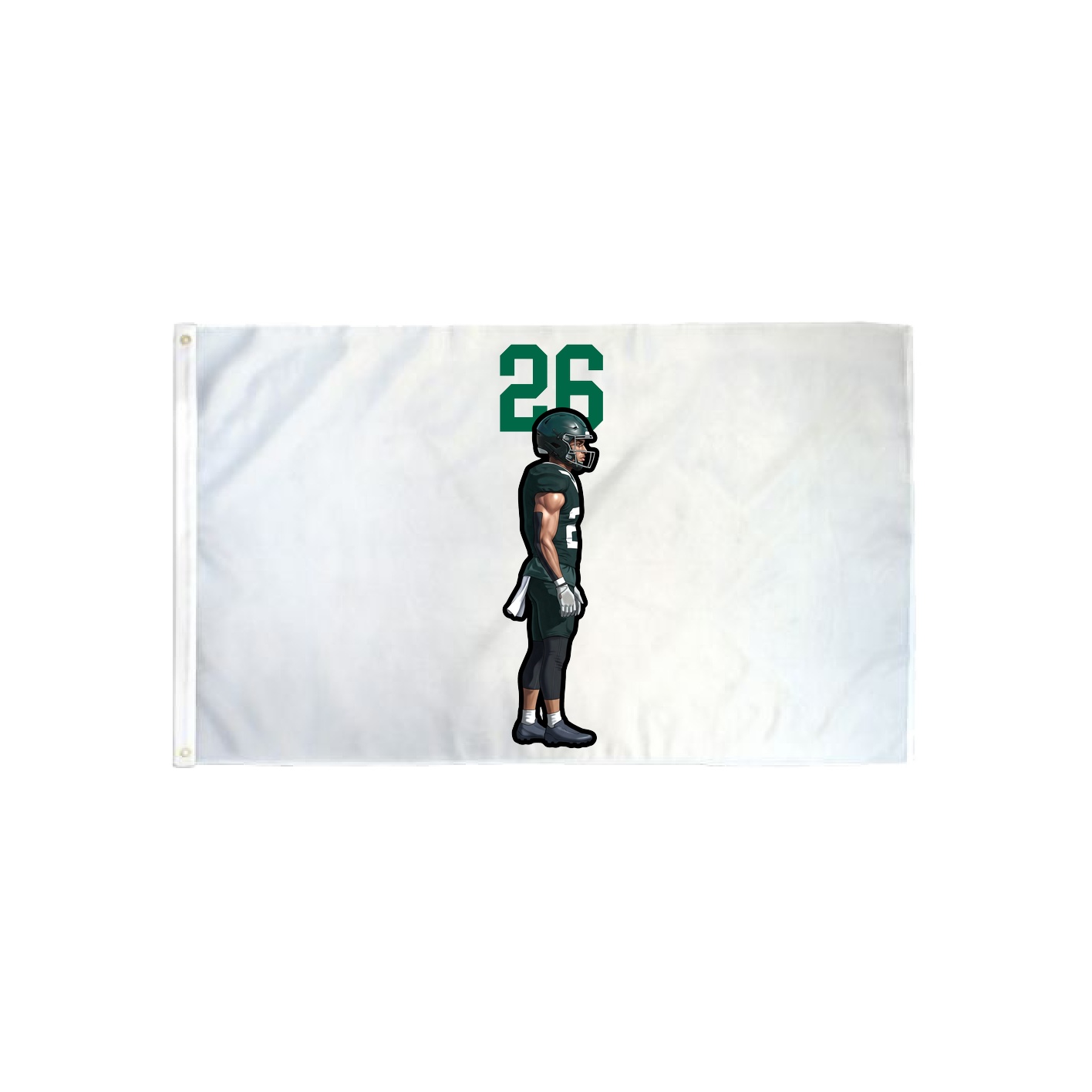 3x5 Flag — Number Top in Classic