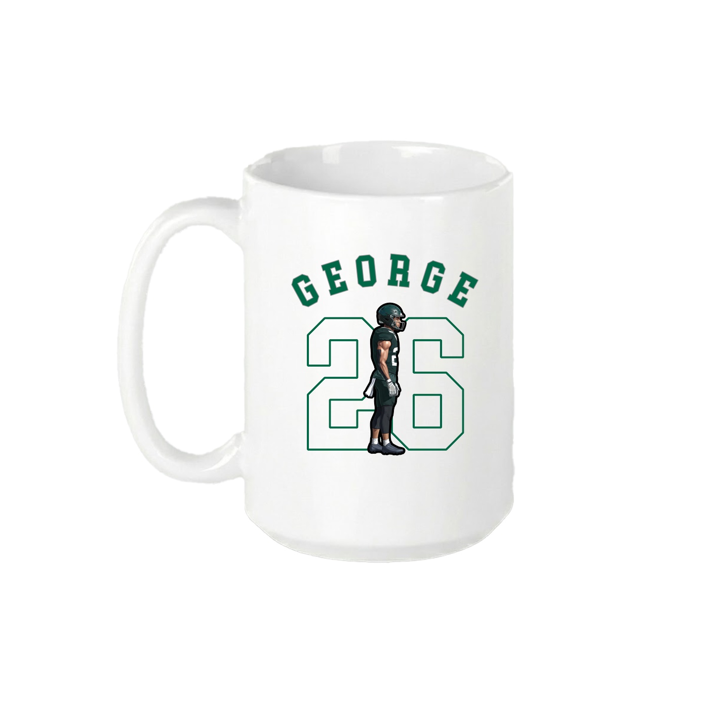15oz Coffee Mug — Shirsey Arch in White