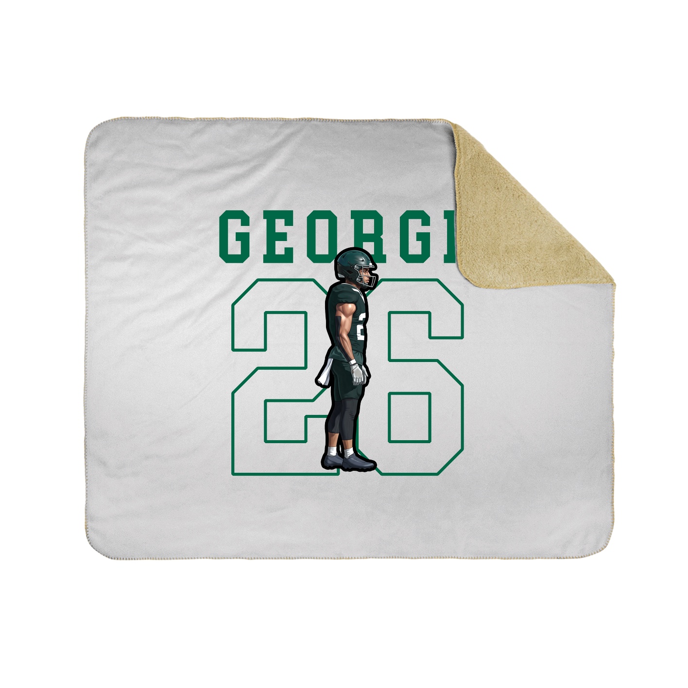 Throw Blanket — Shirsey in White