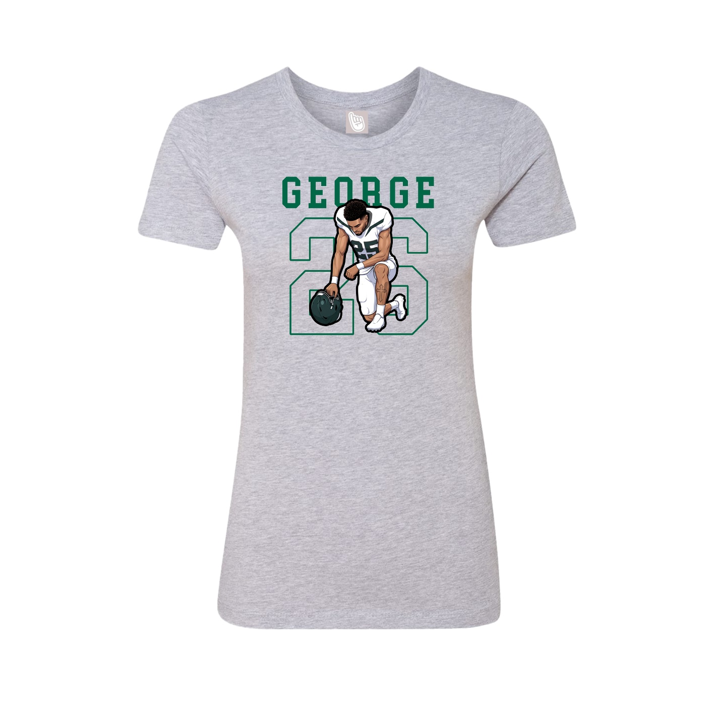 Fitted Women's Tee — Shirsey in Grey