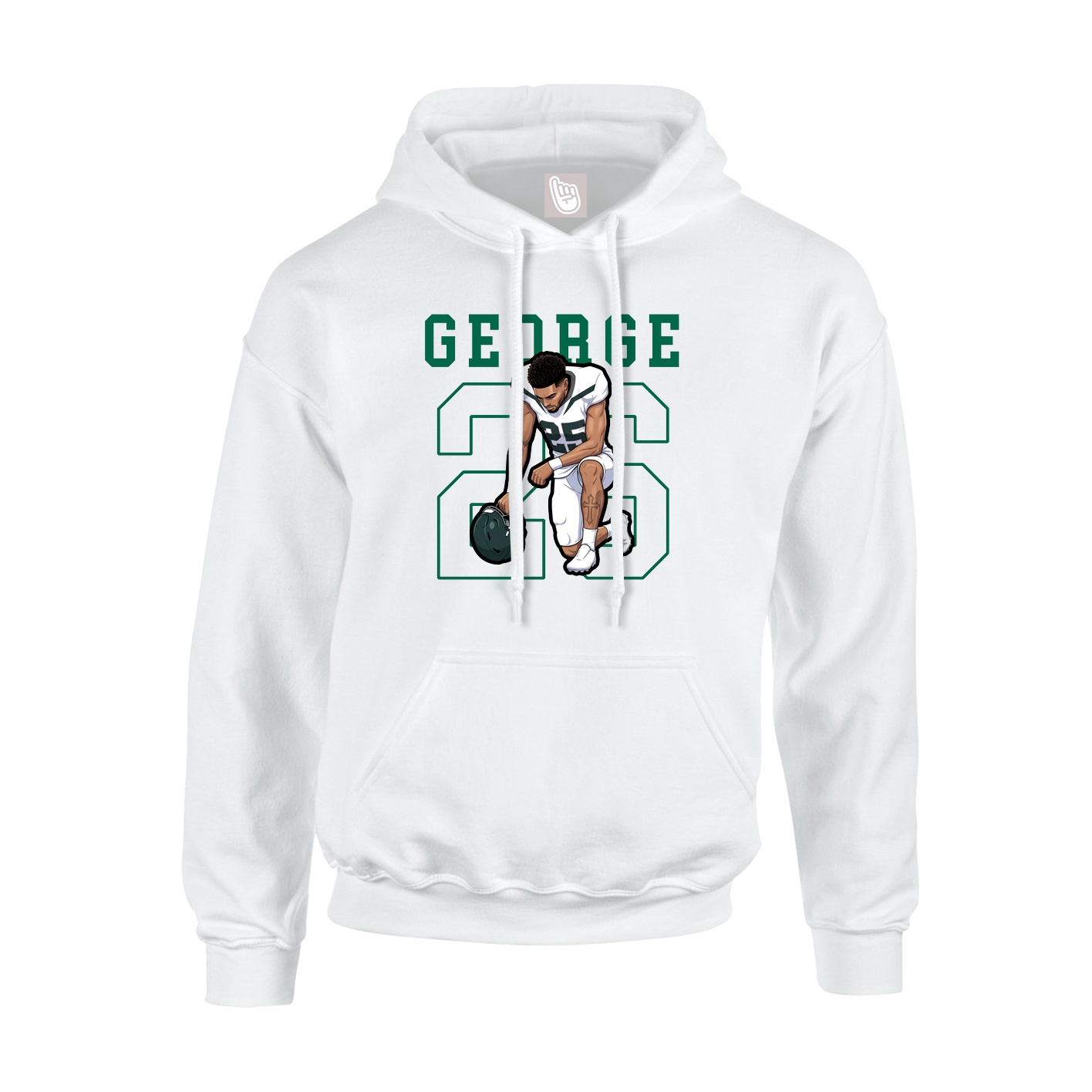 Hoodie — Shirsey in White
