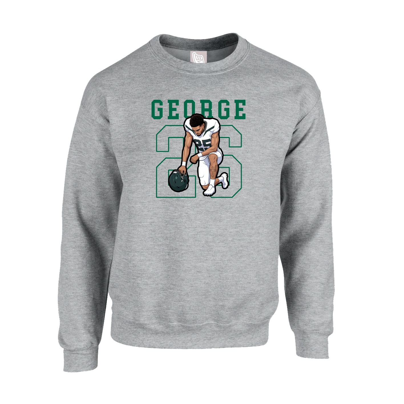 Fleece Crew — Shirsey in Grey