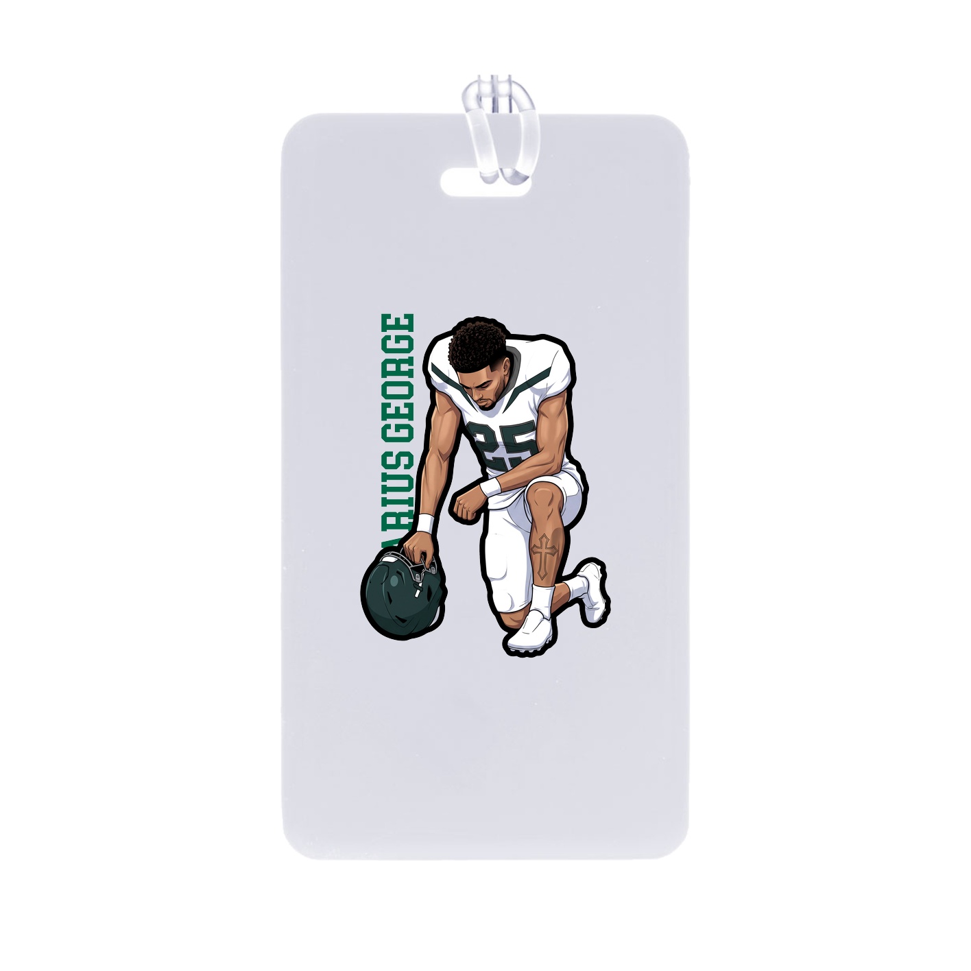 Bag Tag — Name Vertical in Classic
