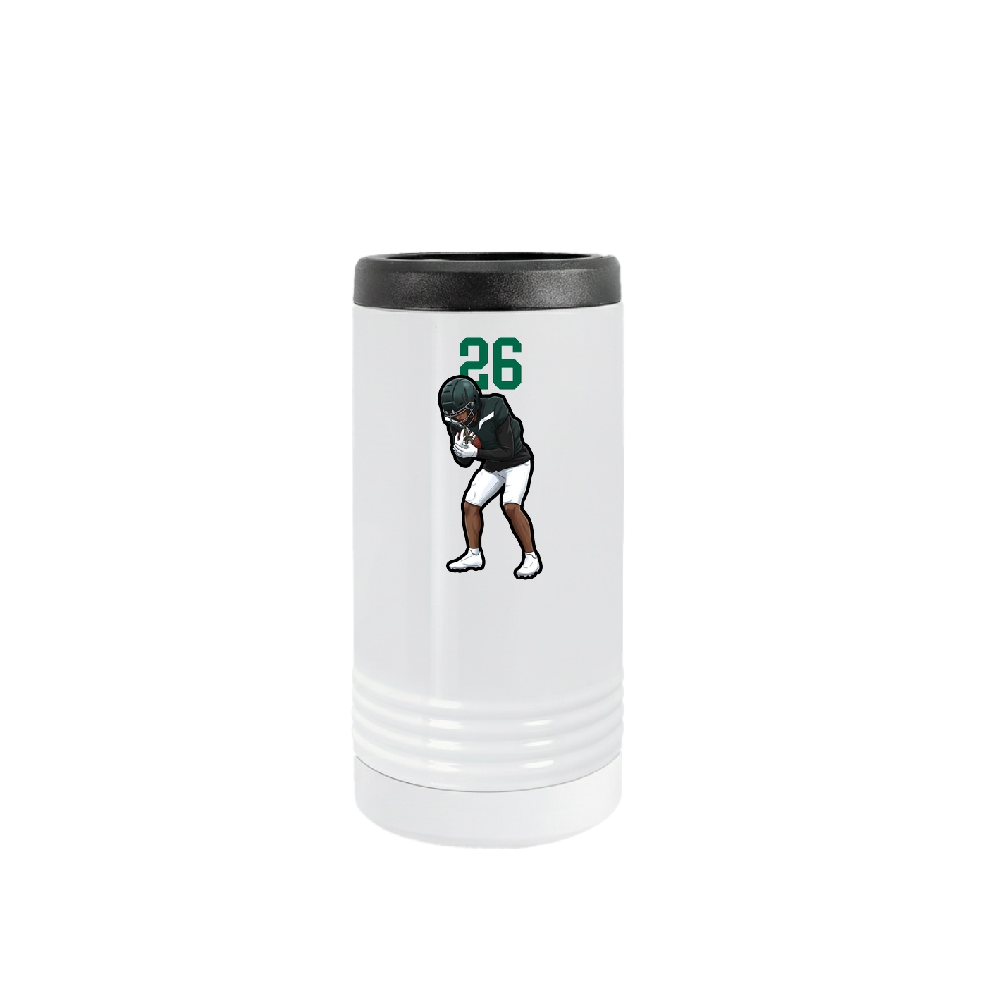 Slim Beverage Holder — Number Top in White