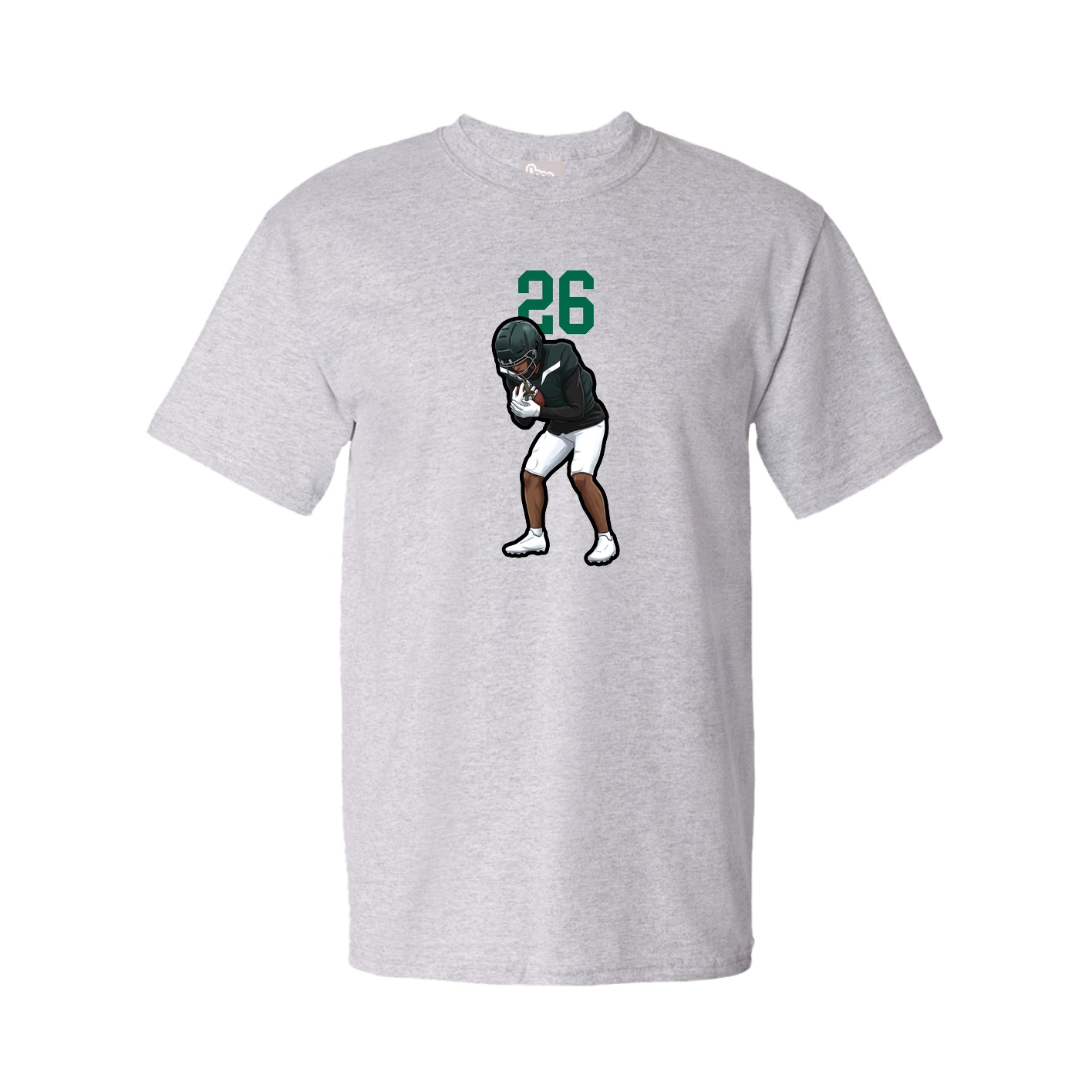 Youth Tee — Number Top in Grey