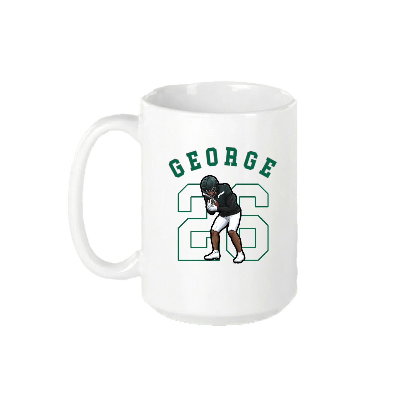 15oz Coffee Mug — Shirsey Arch in White