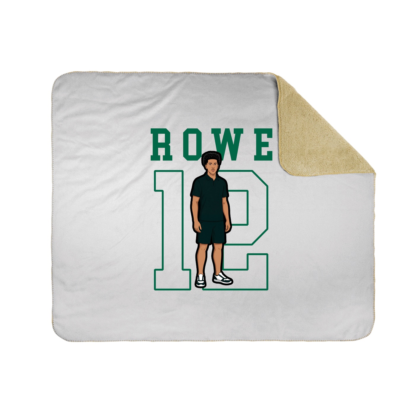 50x60 Sherpa Lined Throw Blanket
