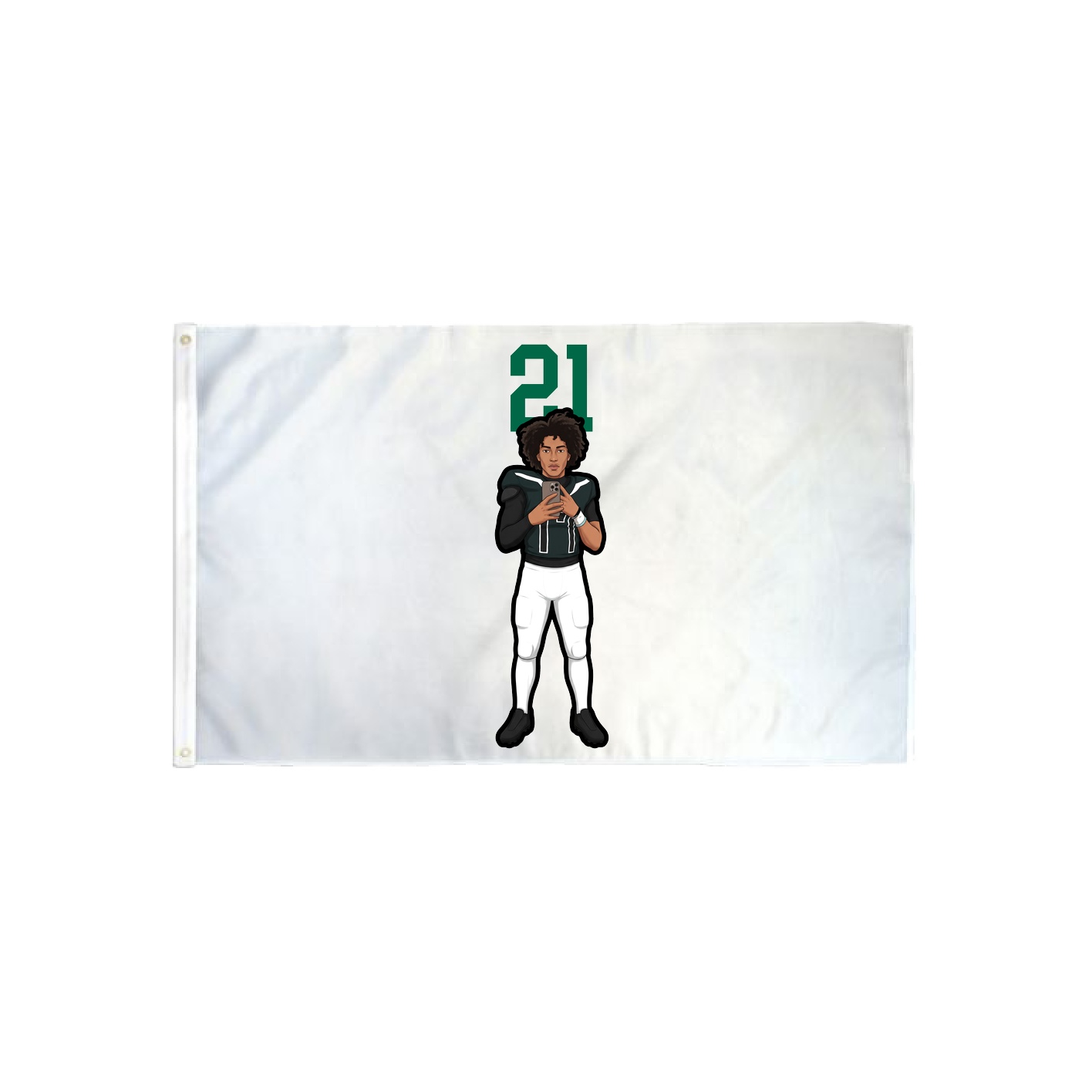 3x5 Flag — Number Top in Classic