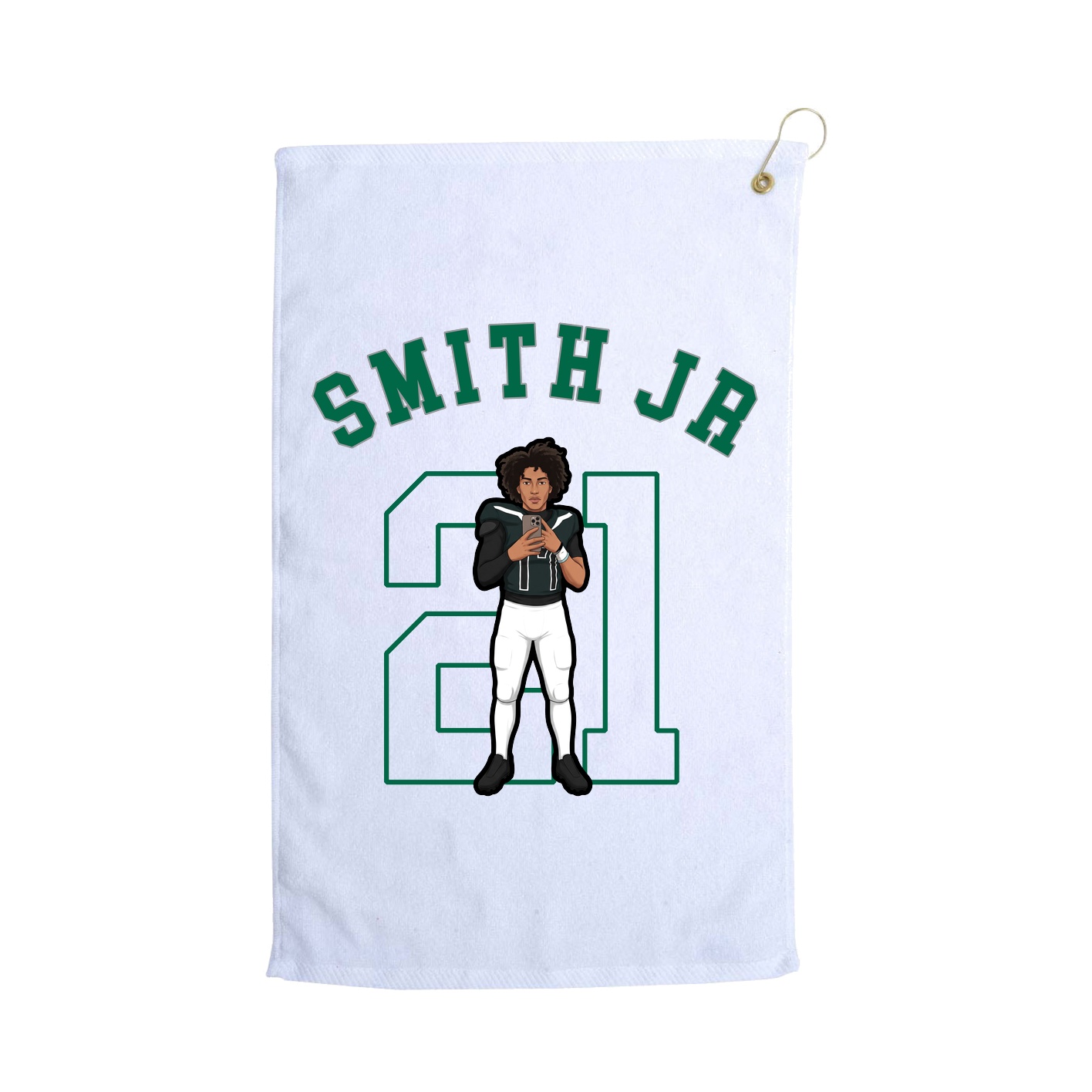 Golf Towel — Shirsey Arch in White