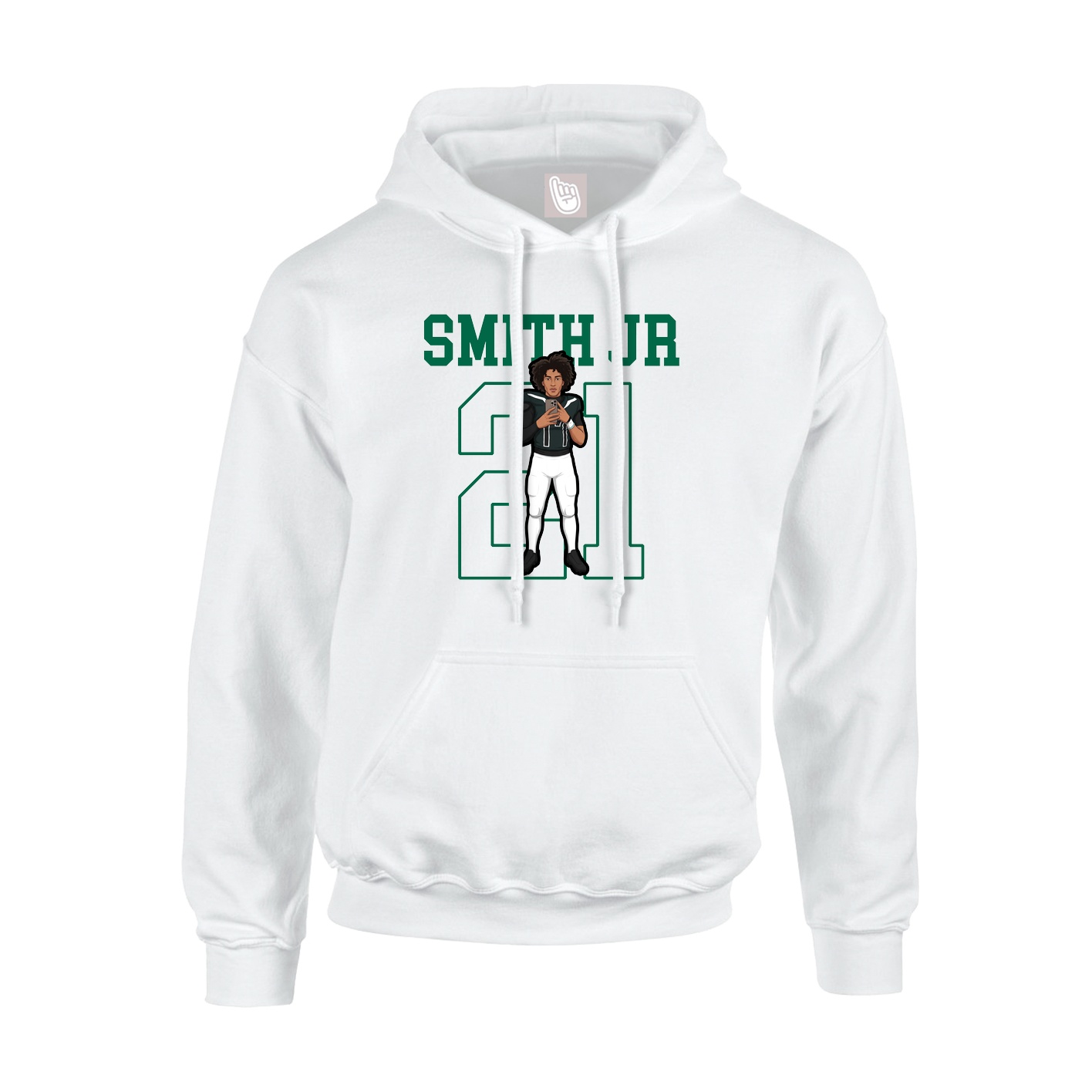Youth Hoodie — Shirsey in White