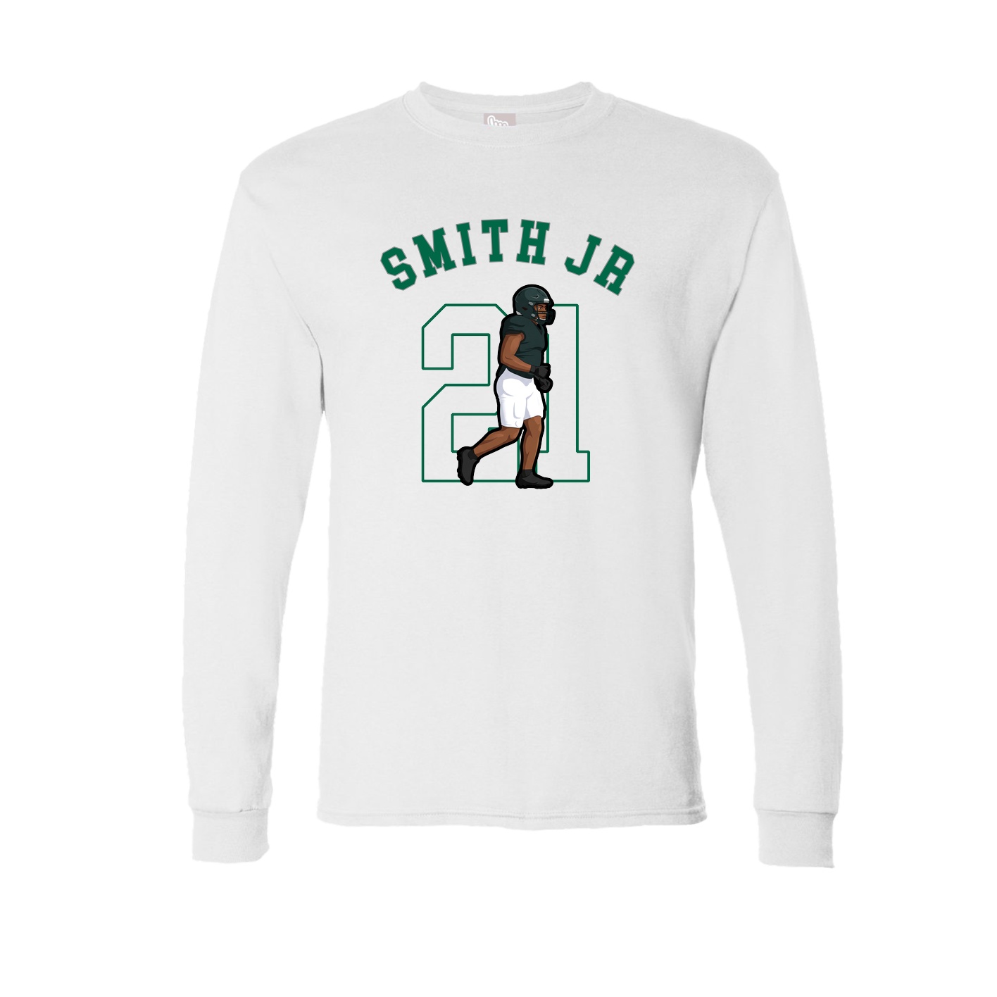 Long Sleeve Tee — Shirsey Arch in White