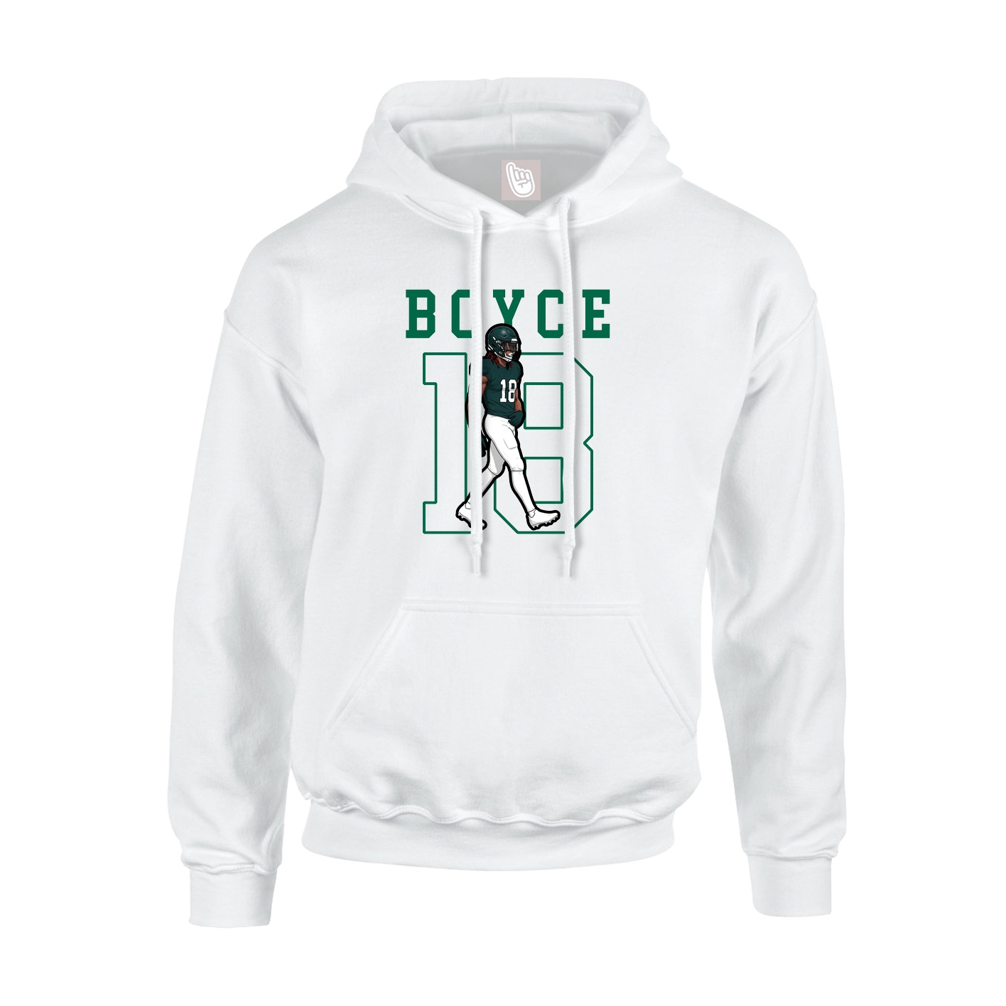 Youth Hoodie — Shirsey in White