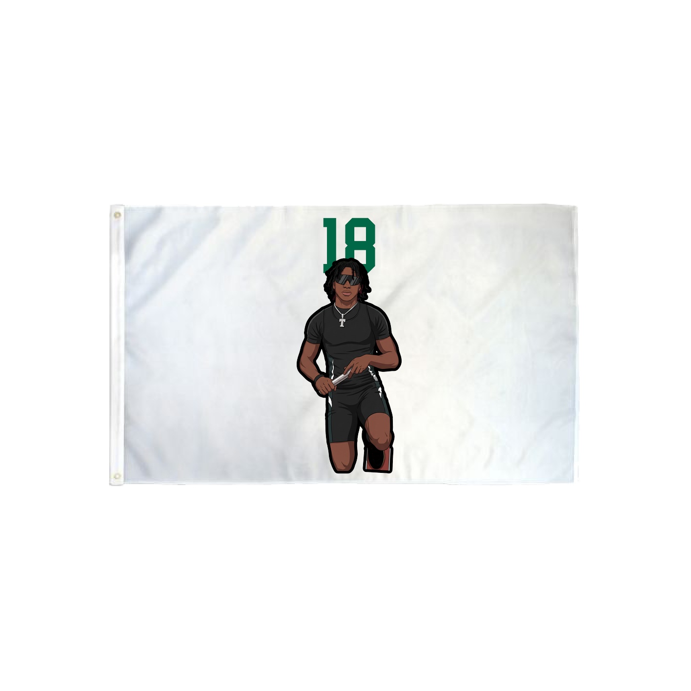 3x5 Flag — Number Top in Classic