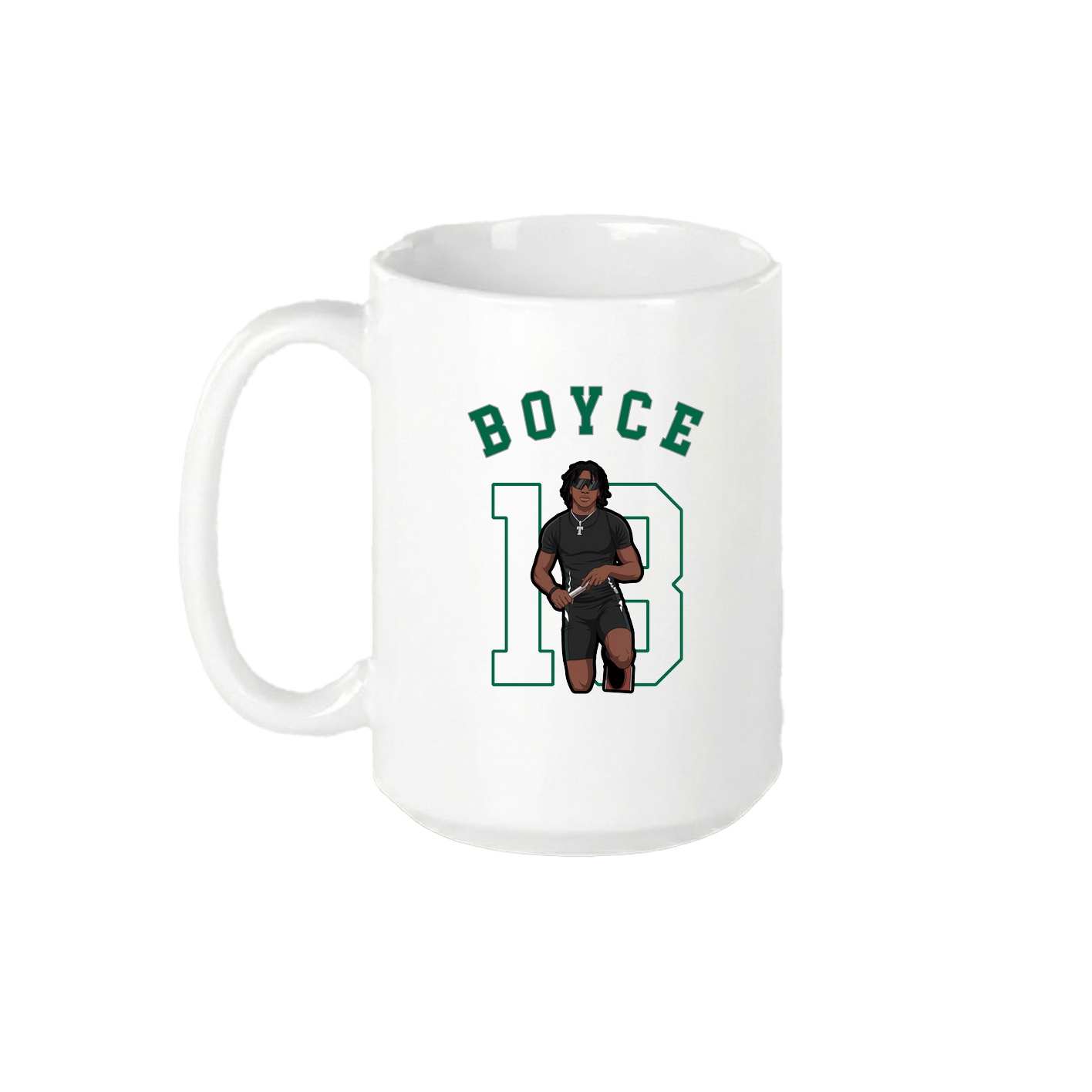 15oz Coffee Mug — Shirsey Arch in White