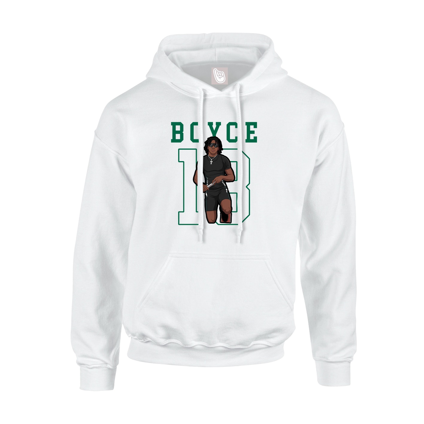 Hoodie — Shirsey in White