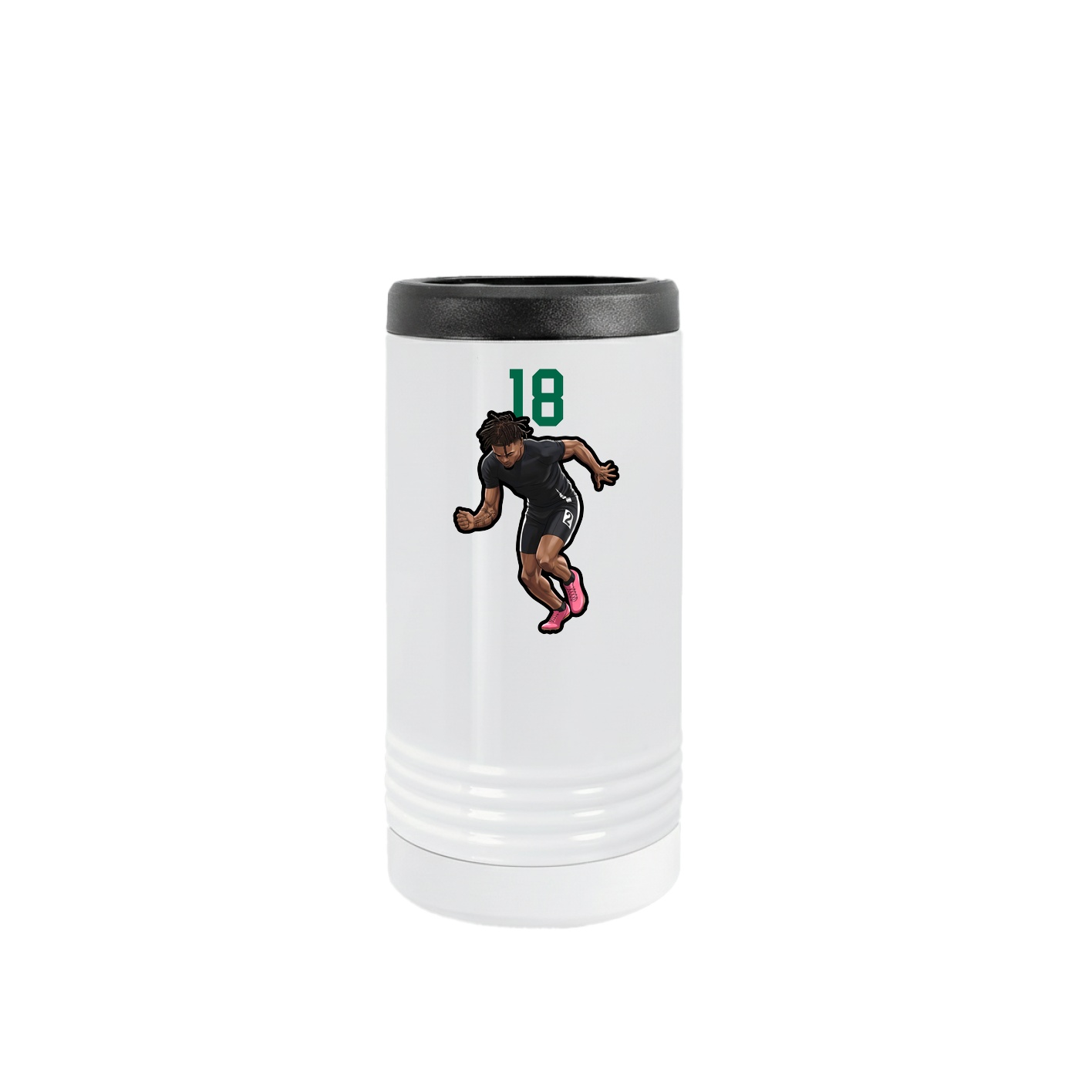Slim Beverage Holder — Number Top in White