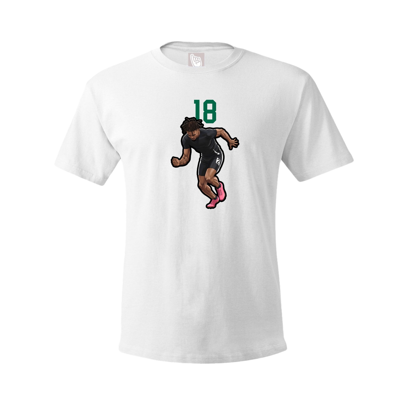 Tee — Number Top in White