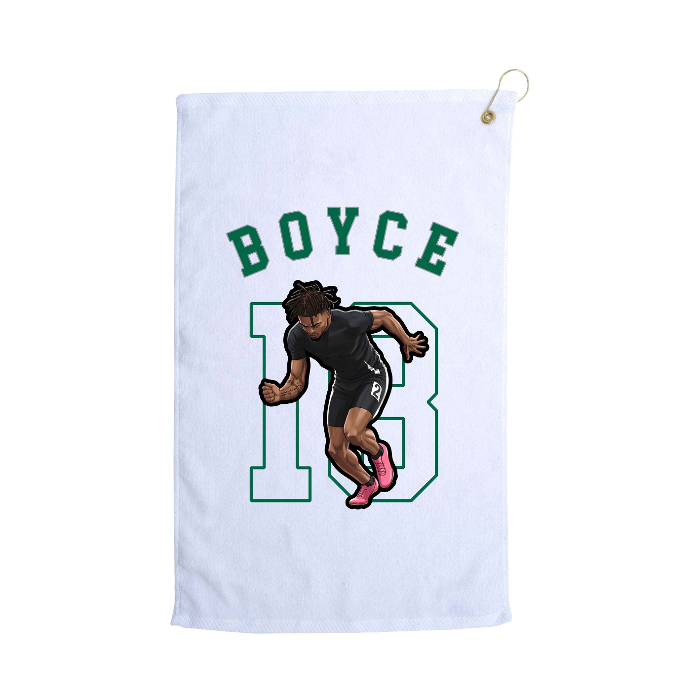 Golf Towel — Shirsey Arch in White