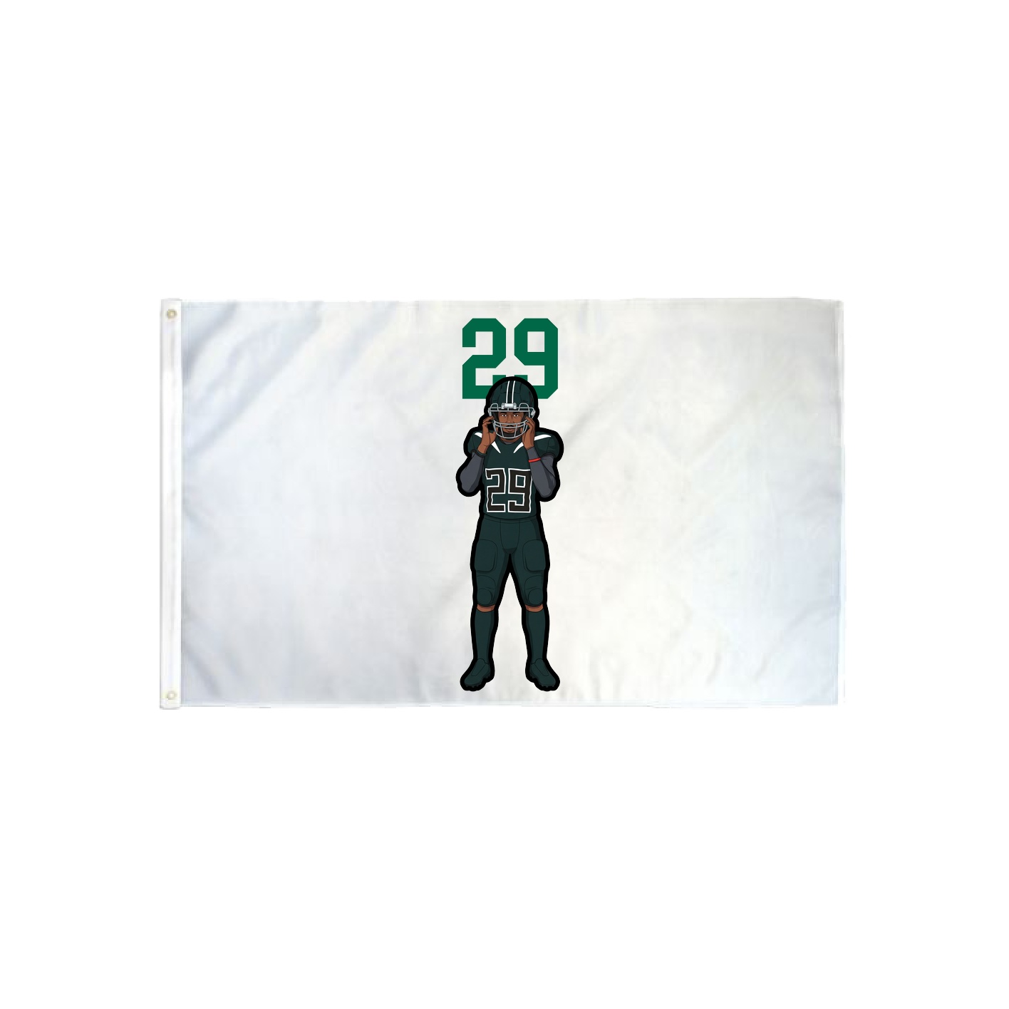 3x5 Flag — Number Top in Classic
