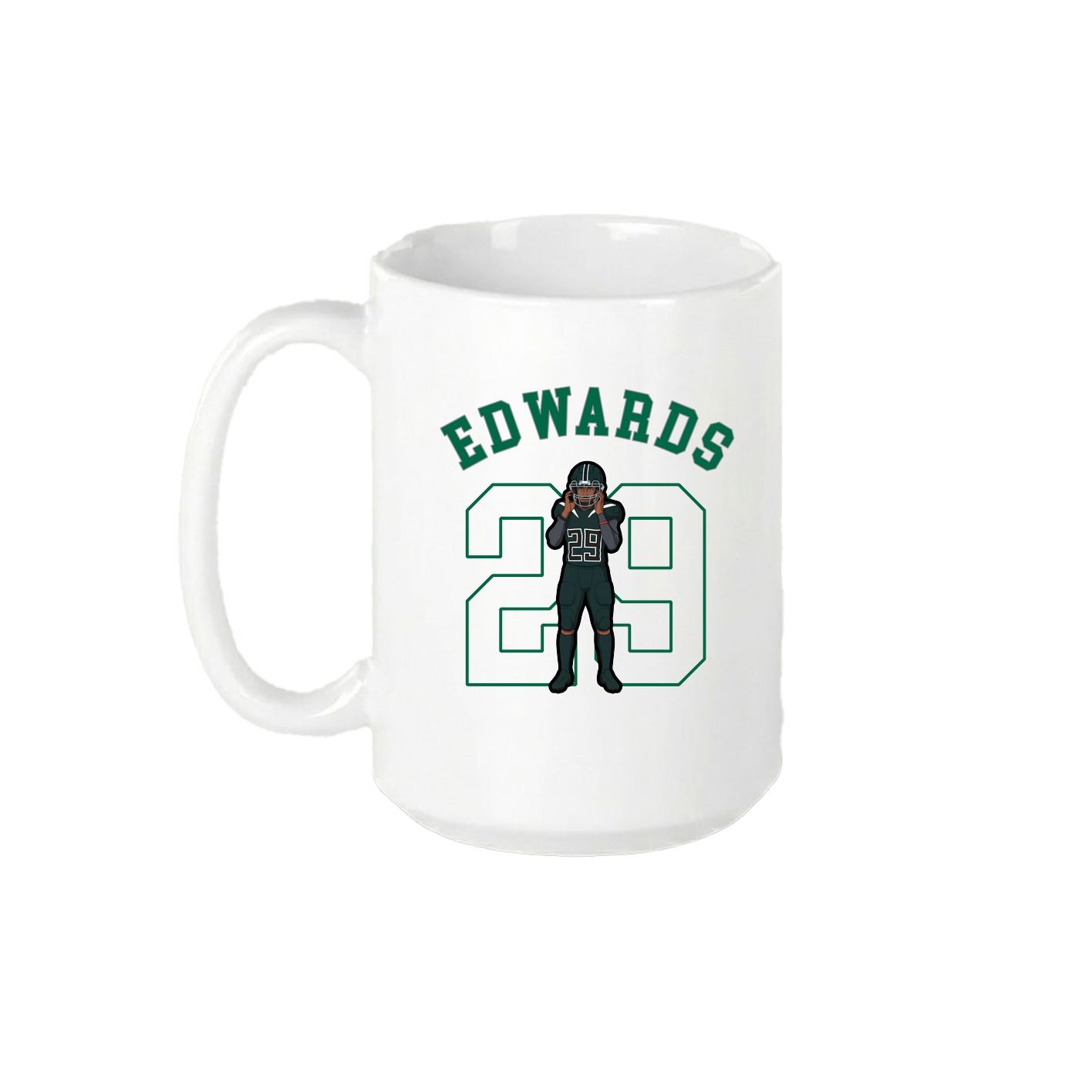 15oz Coffee Mug — Shirsey Arch in White