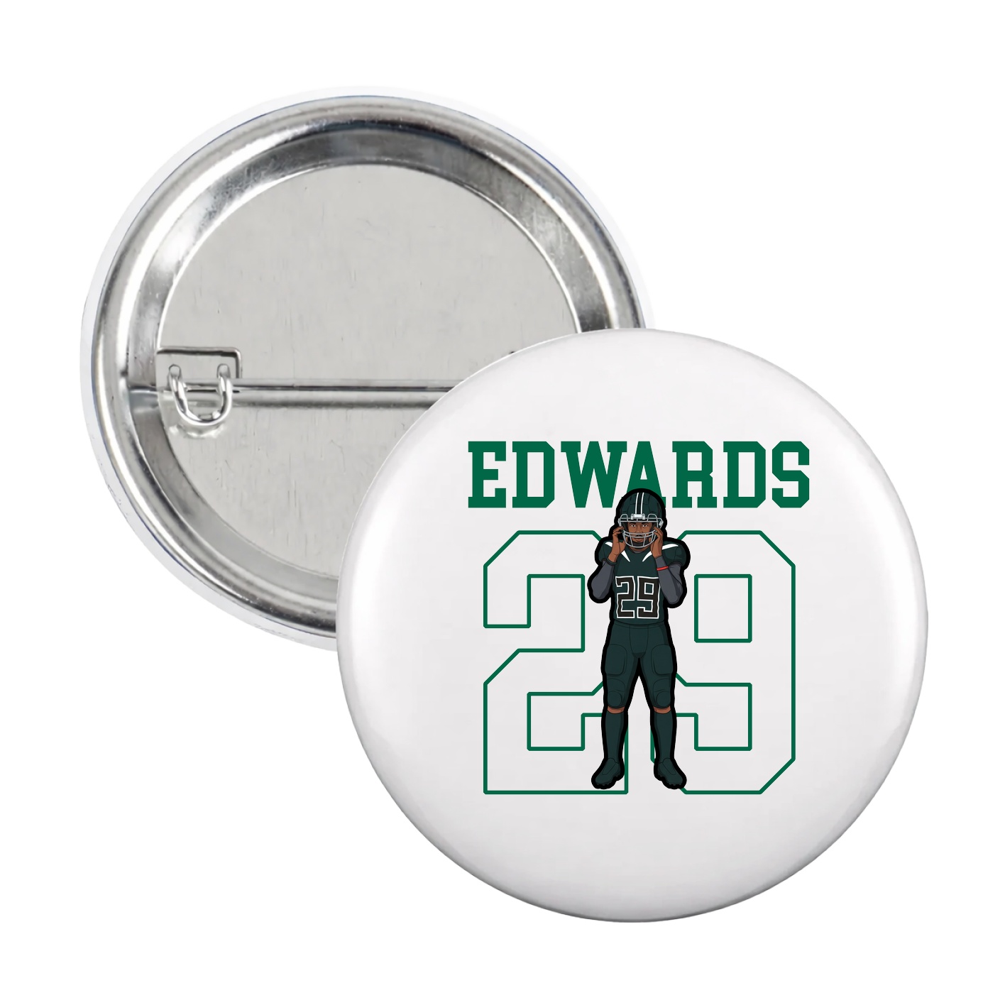 Game Day Button — Shirsey in White